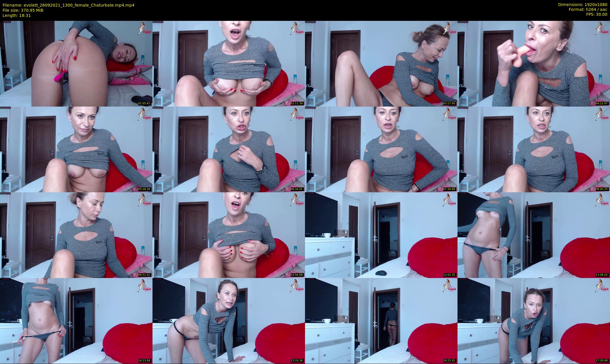 evolett — 19 minute Chaturbate female cam show recording, 1080p, Sep 26, 2021