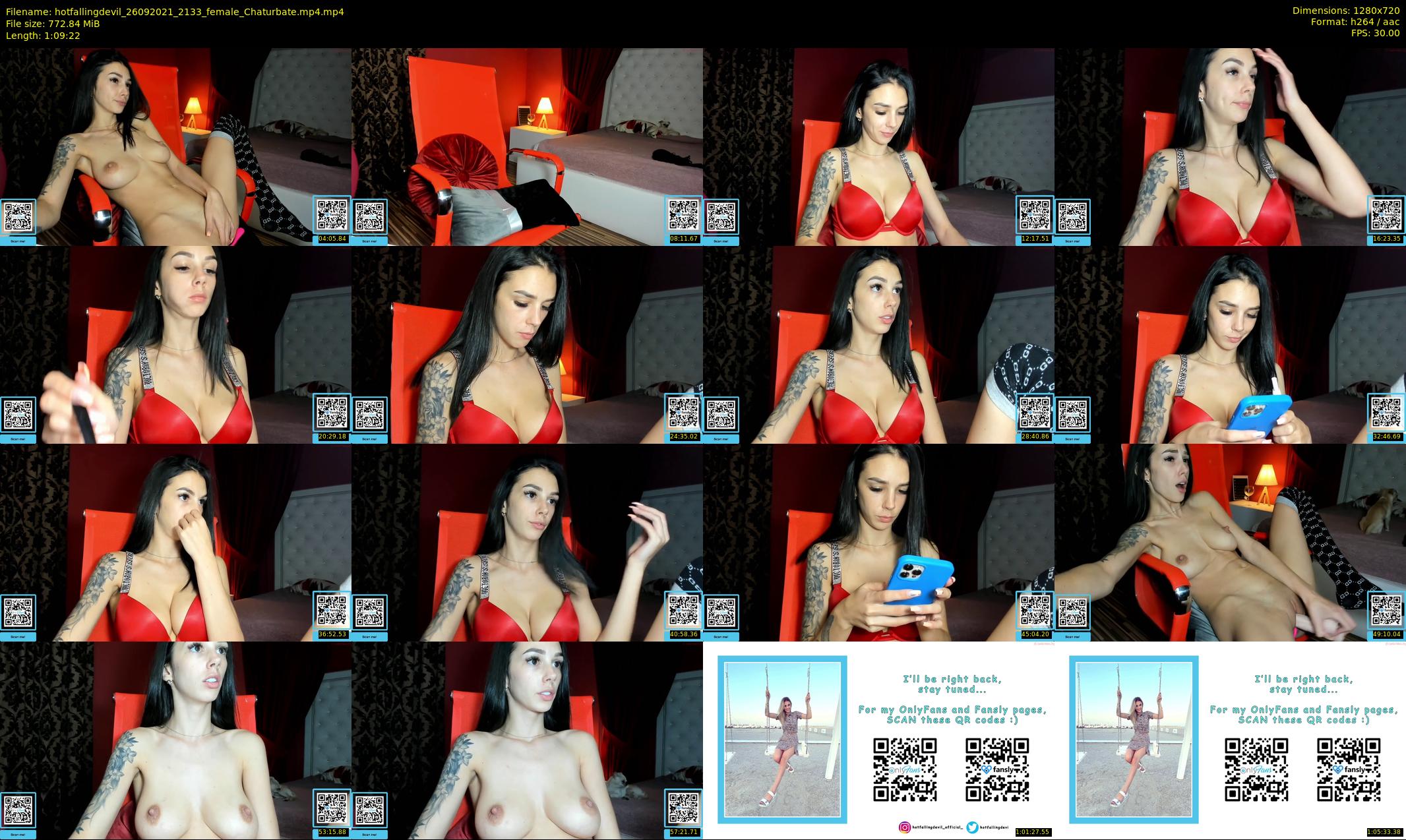 hotfallingdevil — 70 minute Chaturbate female cam show recording, 720p, Sep 26, 2021