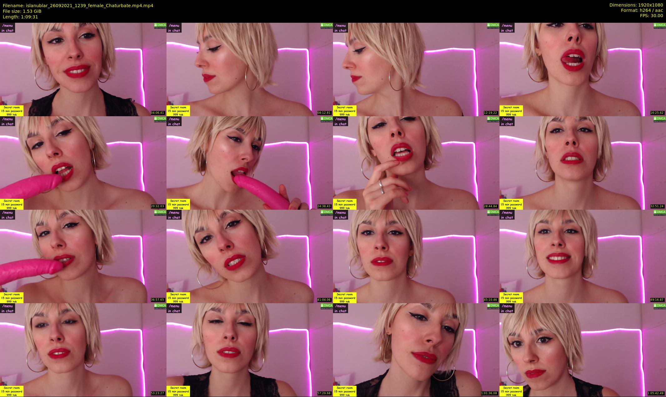 islanublar — 70 minute Chaturbate female cam show recording, 1080p, Sep 26, 2021