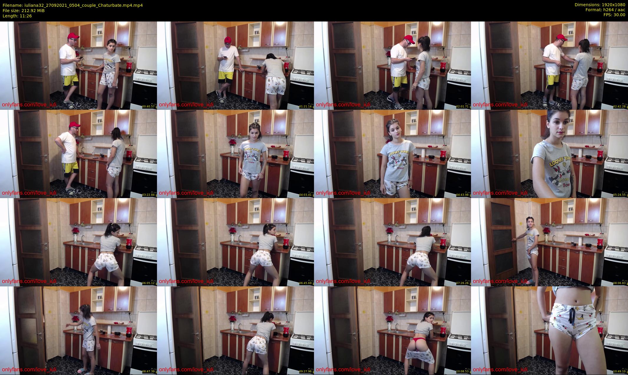 iuliana32 — 12 minute Chaturbate couple cam show recording, 1080p, Sep 27, 2021