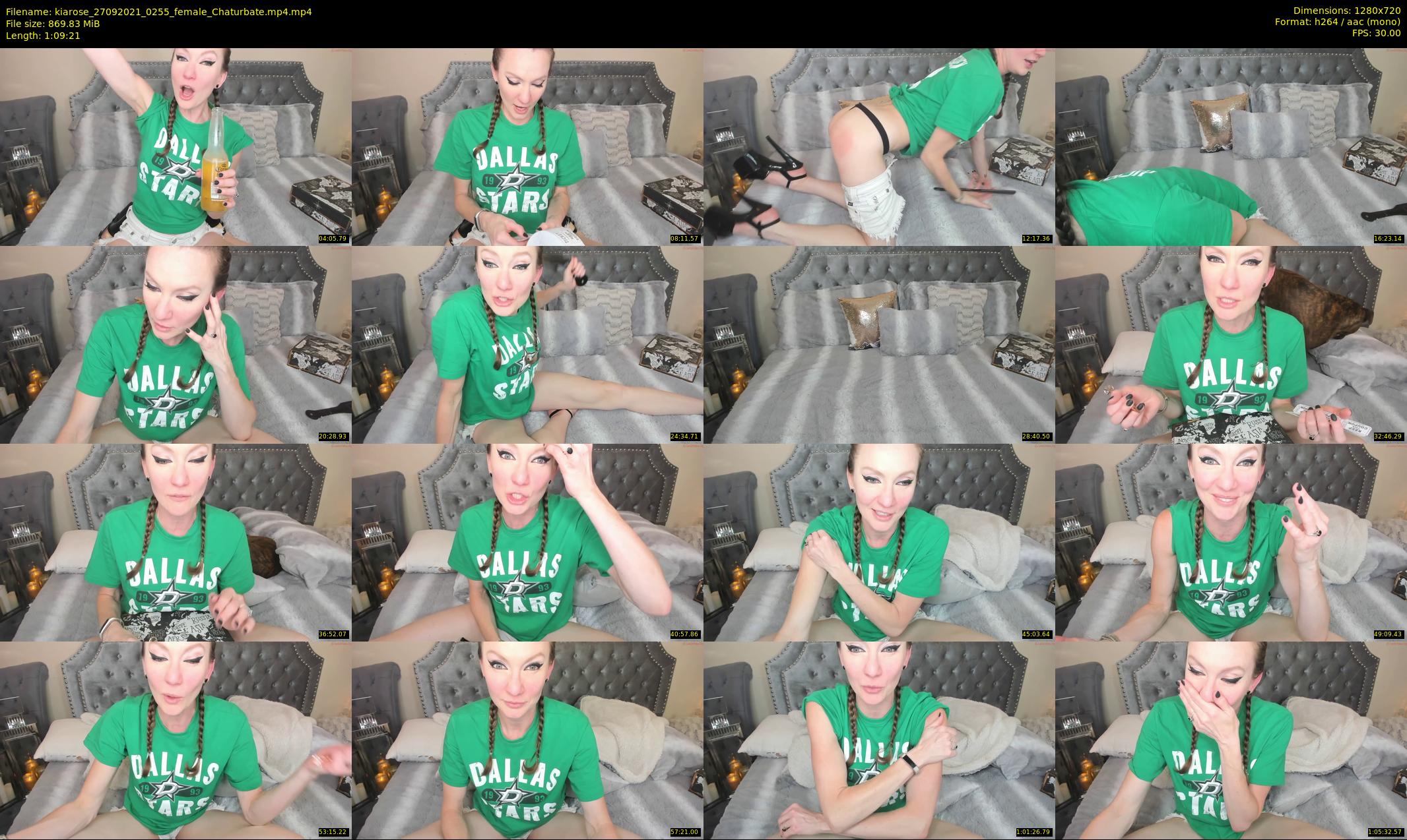 kiarose — 70 minute Chaturbate female cam show recording, 720p, Sep 27, 2021