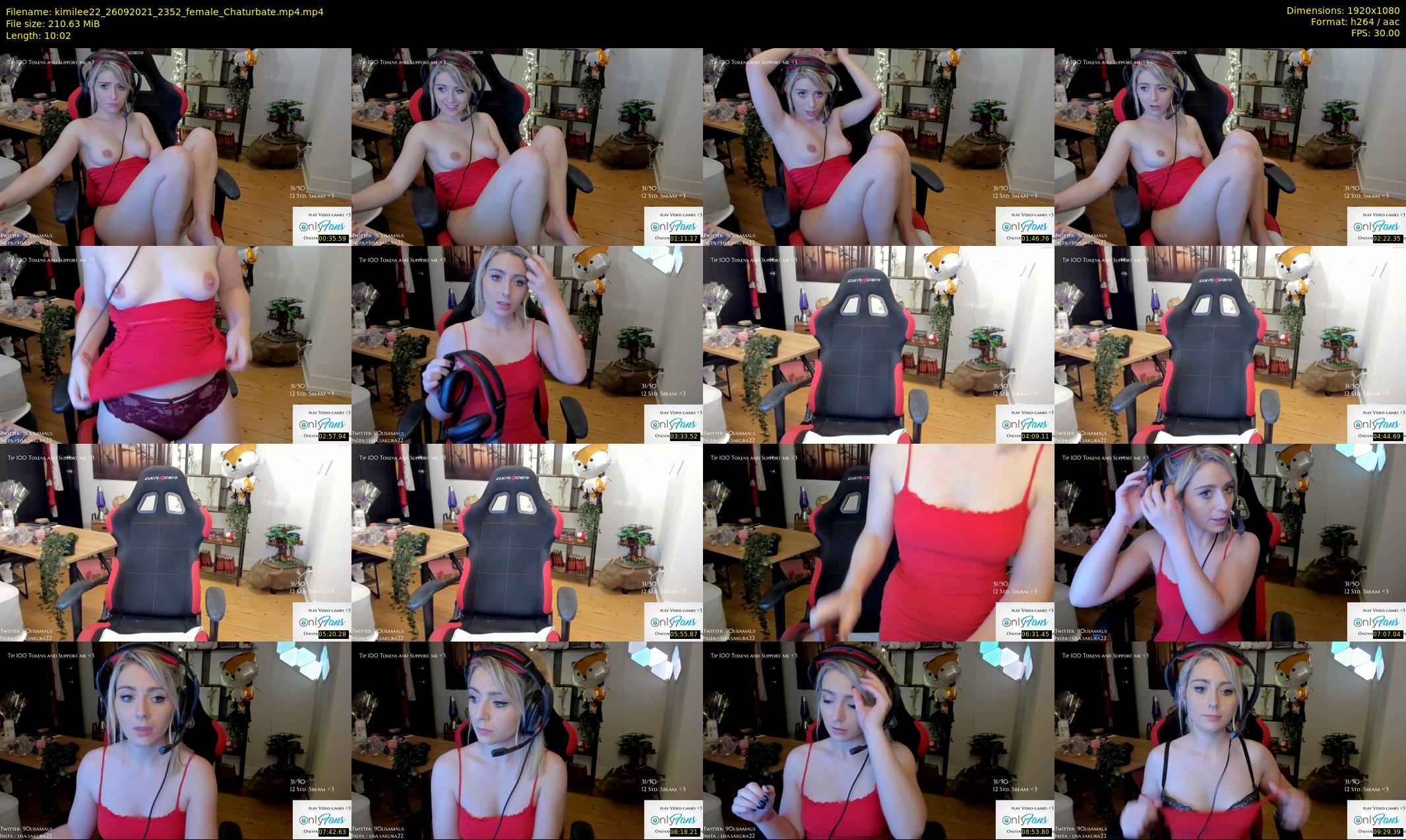 kimilee22 — 11 minute Chaturbate female cam show recording, 1080p, Sep 26, 2021