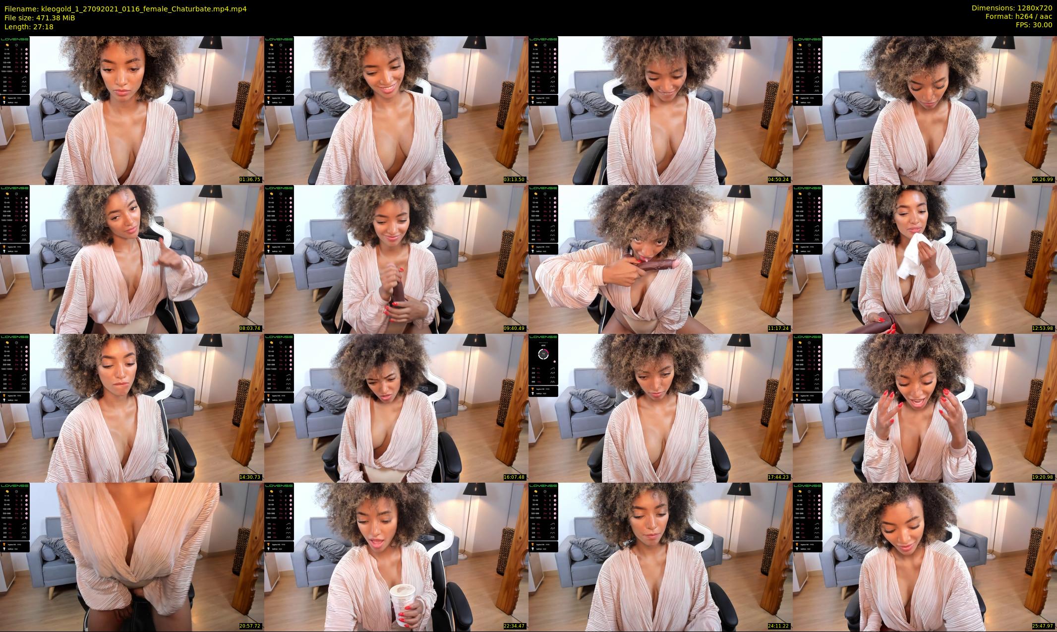 kleogold_1 — 28 minute Chaturbate female cam show recording, 720p, Sep 27, 2021