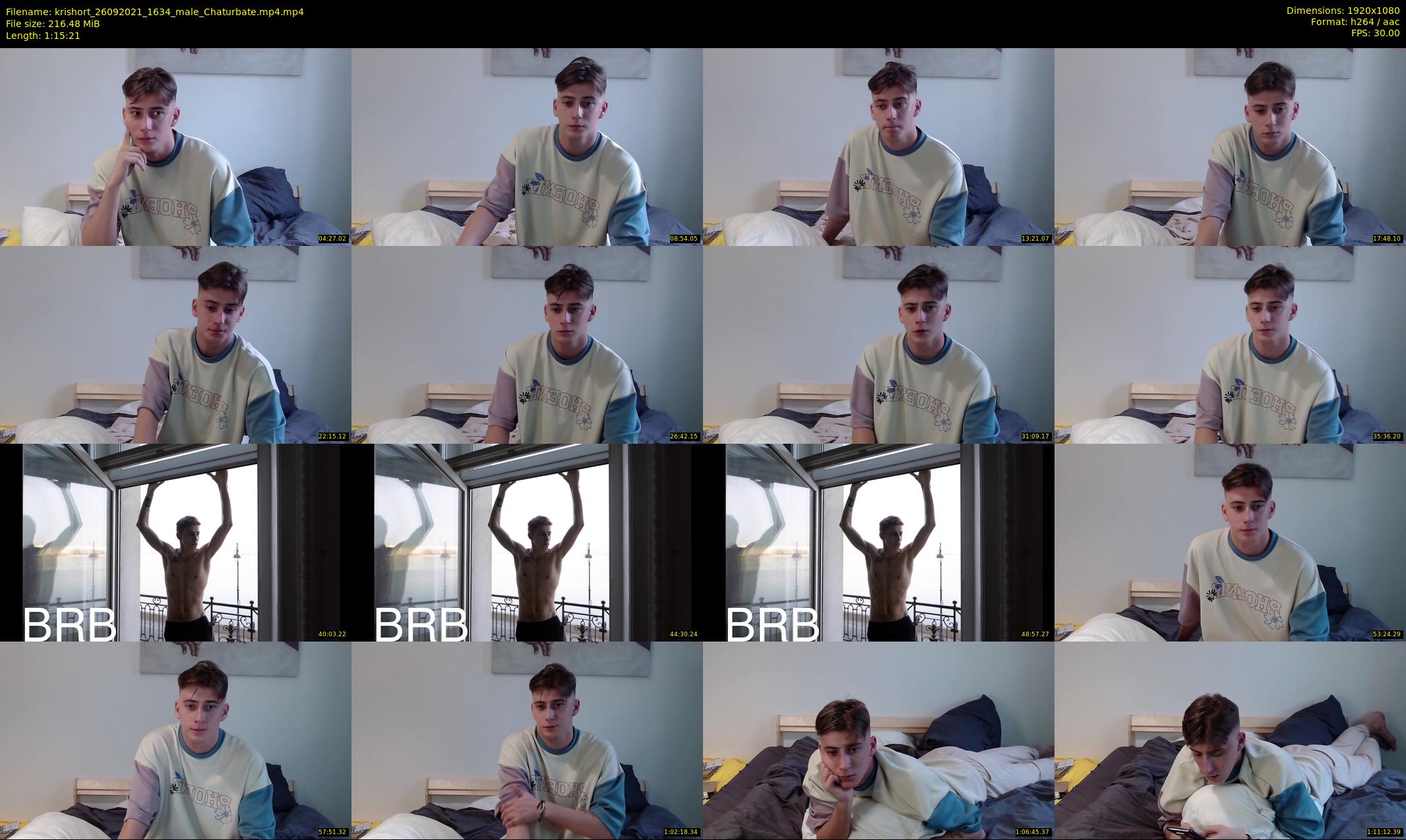 krishort — 76 minute Chaturbate male cam show recording, 1080p, Sep 26, 2021