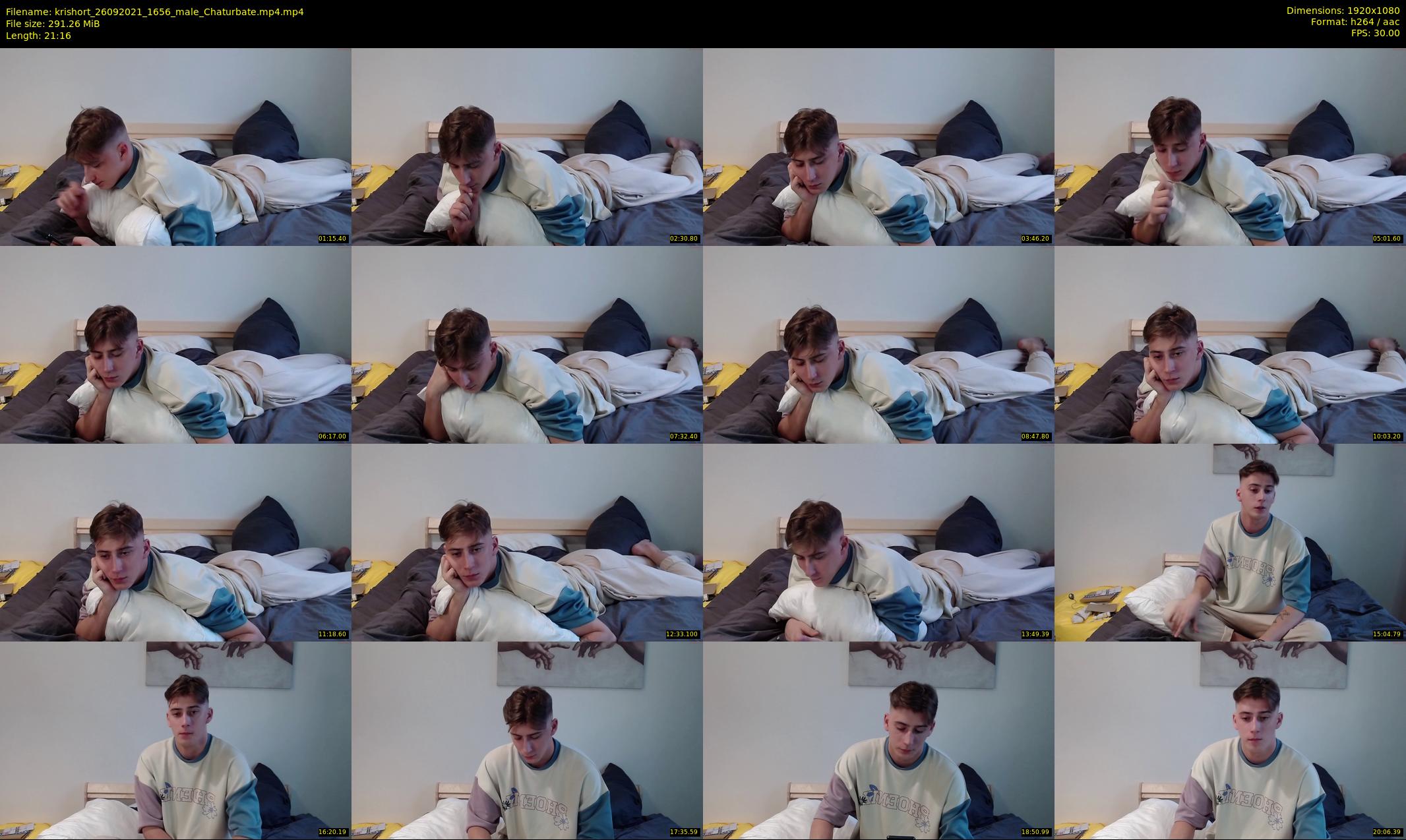 krishort — 22 minute Chaturbate male cam show recording, 1080p, Sep 26, 2021