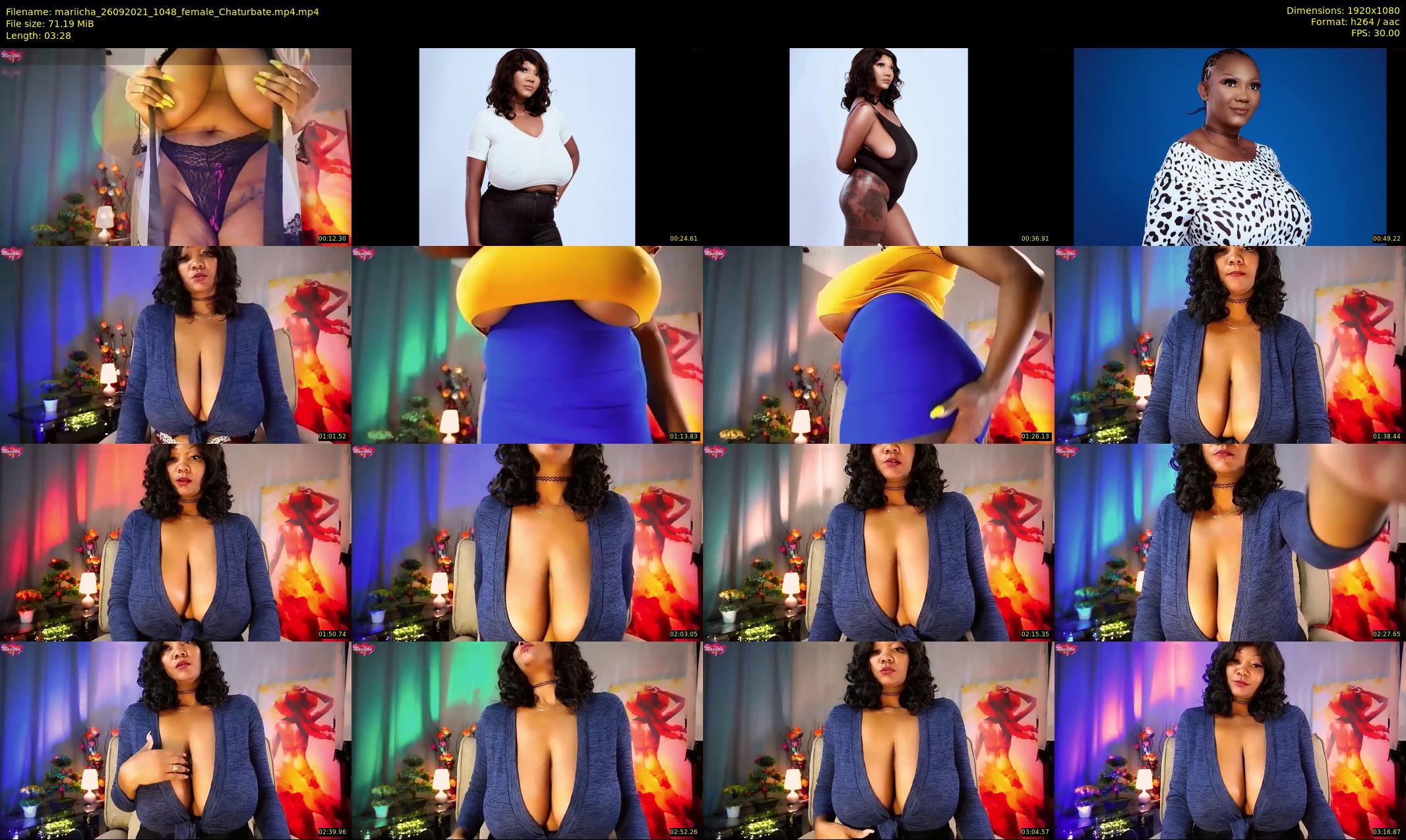 mariicha — 4 minute Chaturbate female cam show recording, 1080p, Sep 26, 2021