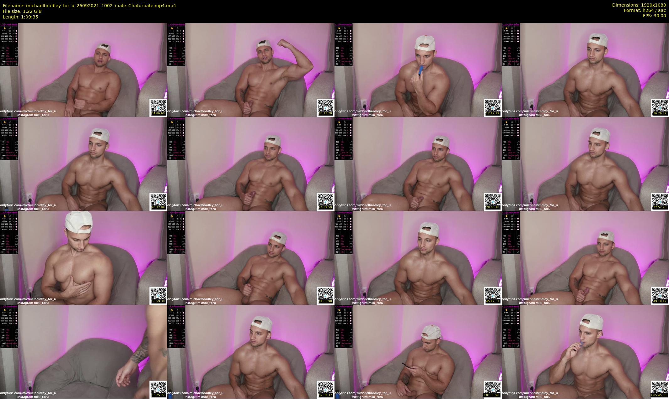 michaelbradley_for_u — 70 minute Chaturbate male cam show recording, 1080p, Sep 26, 2021