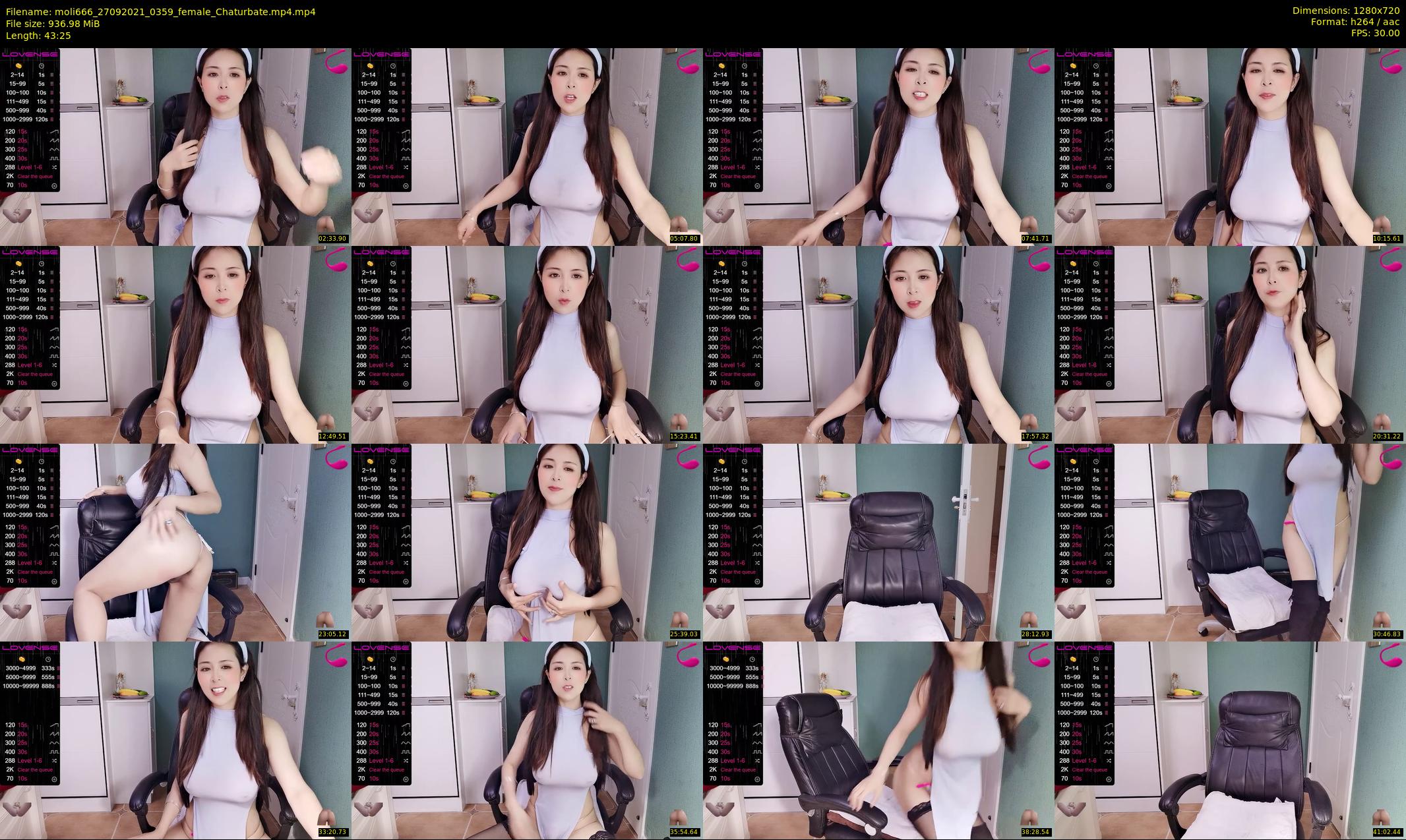 moli666 — 44 minute Chaturbate female cam show recording, 720p, Sep 27, 2021