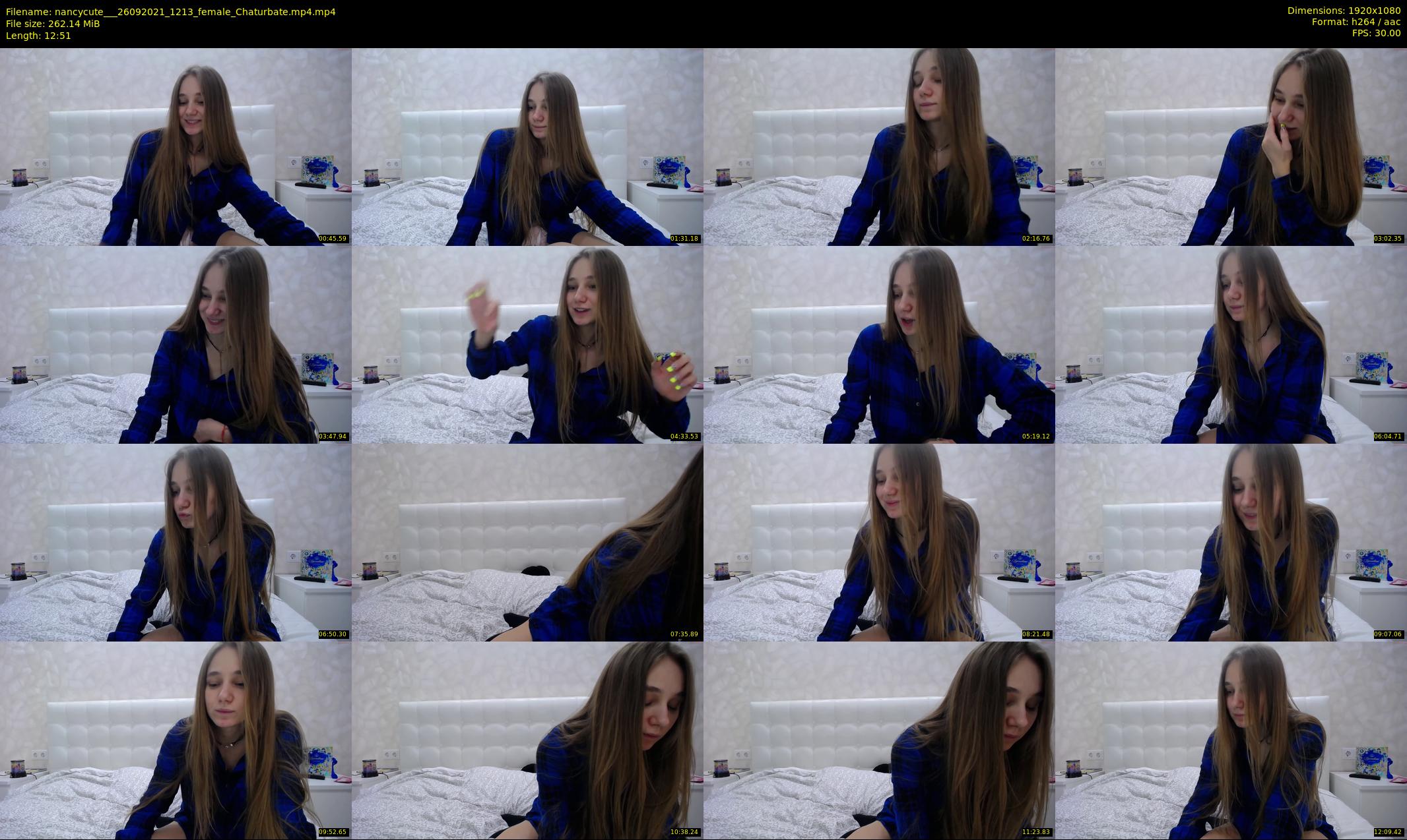 nancycute__ — 13 minute Chaturbate female cam show recording, 1080p, Sep 26, 2021
