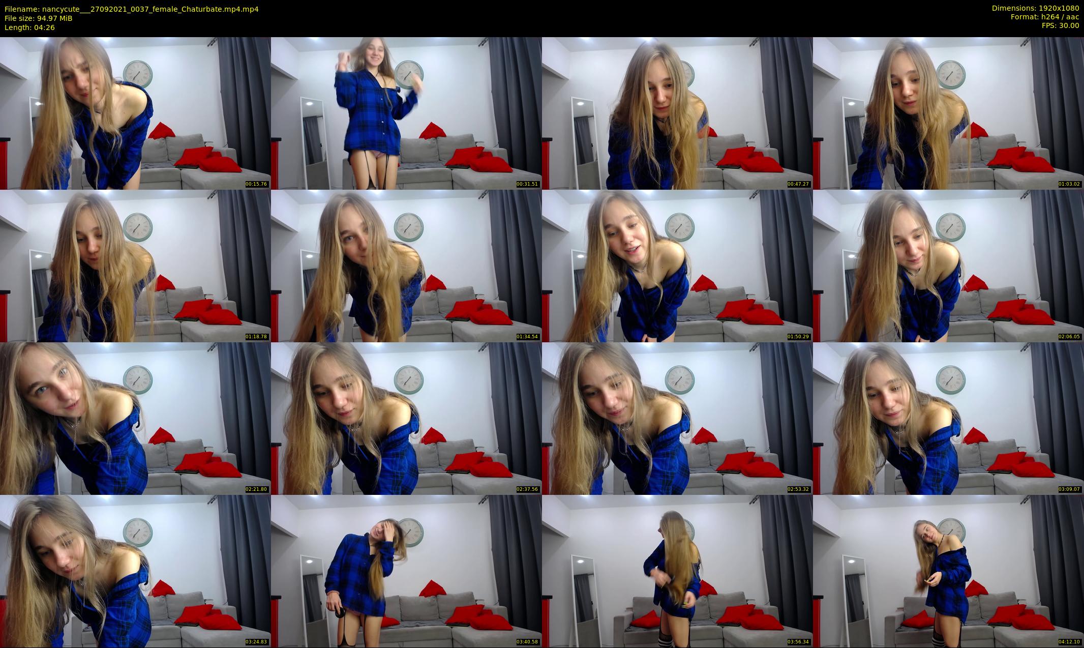 nancycute__ — 5 minute Chaturbate female cam show recording, 1080p, Sep 27, 2021