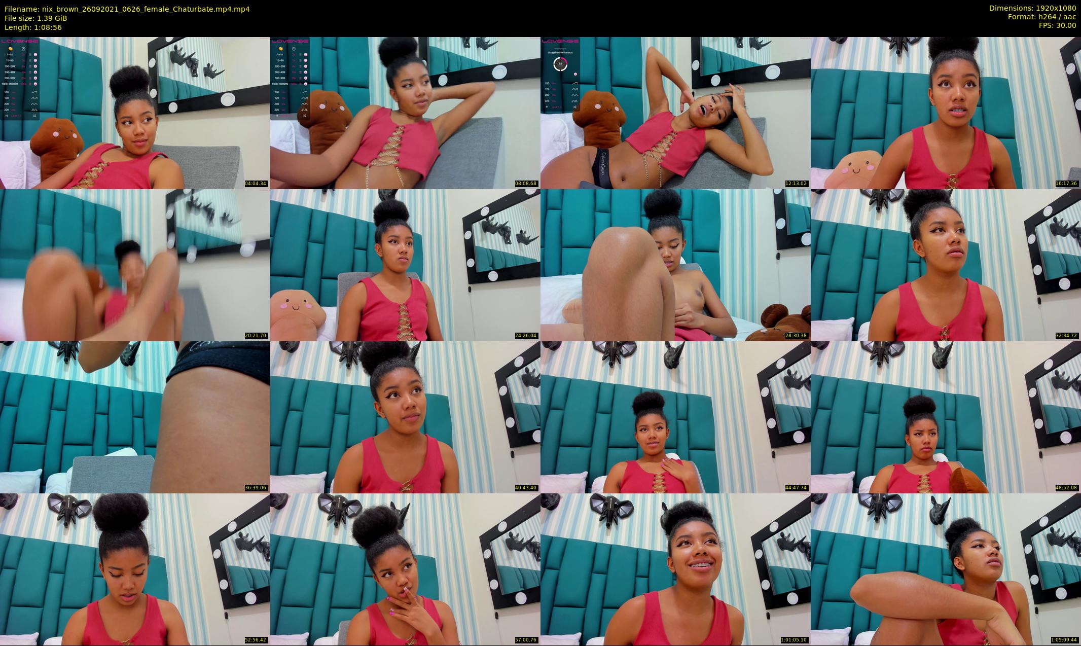 nix_brown — 69 minute Chaturbate female cam show recording, 1080p, Sep 26, 2021