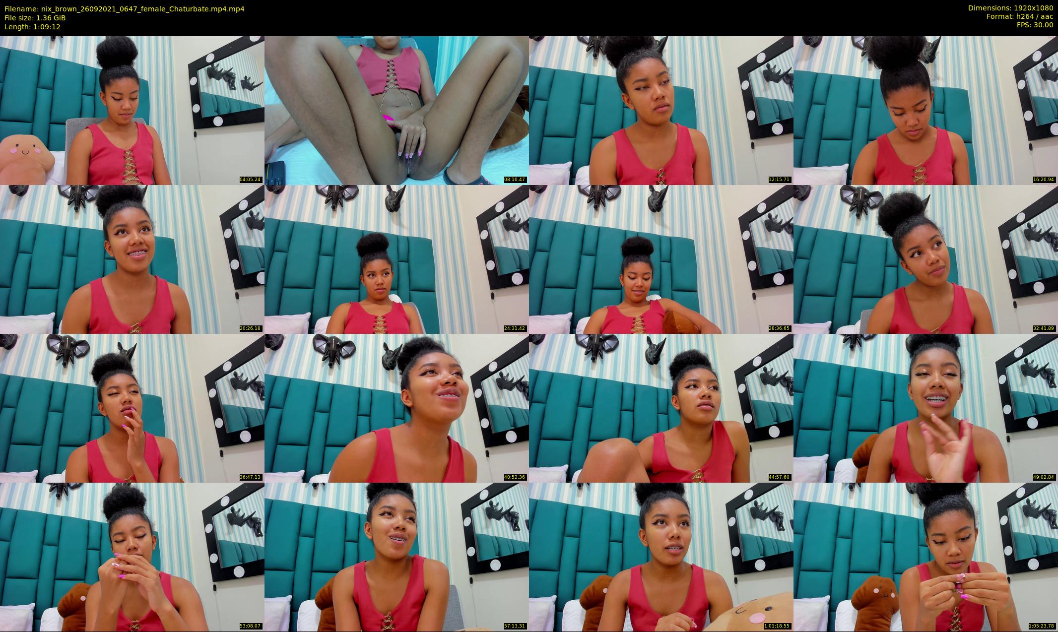 nix_brown — 70 minute Chaturbate female cam show recording, 1080p, Sep 26, 2021