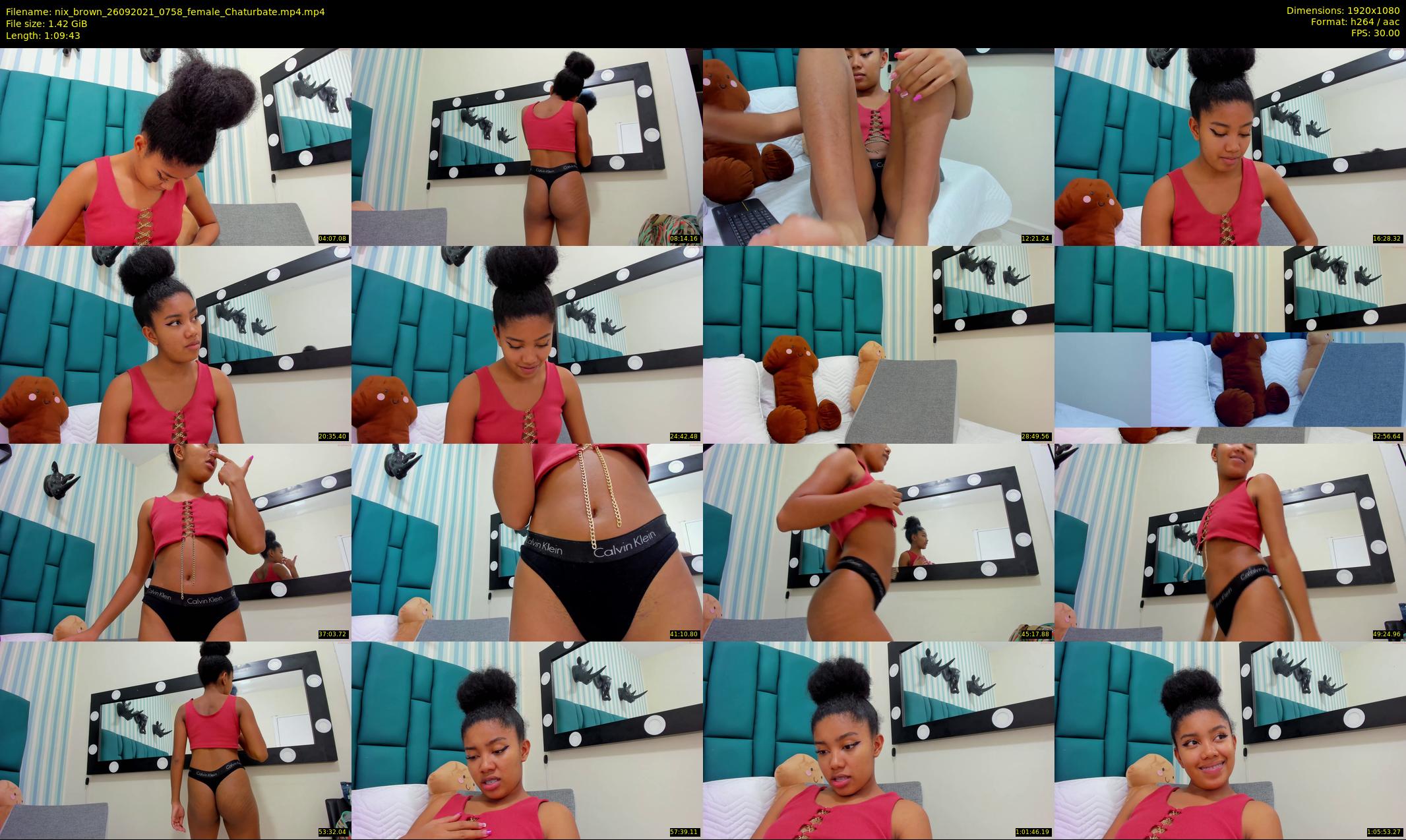 nix_brown — 70 minute Chaturbate female cam show recording, 1080p, Sep 26, 2021