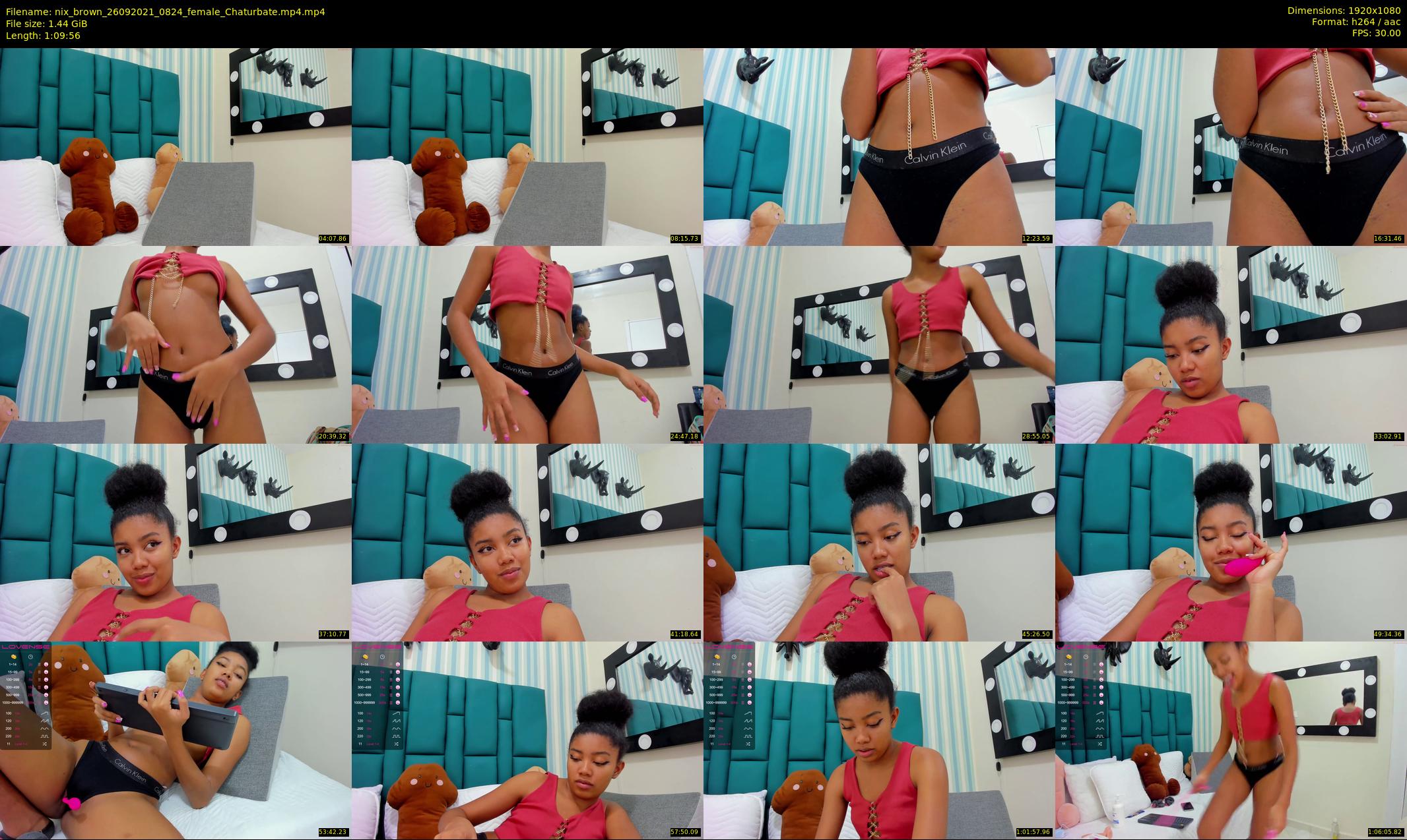 nix_brown — 70 minute Chaturbate female cam show recording, 1080p, Sep 26, 2021