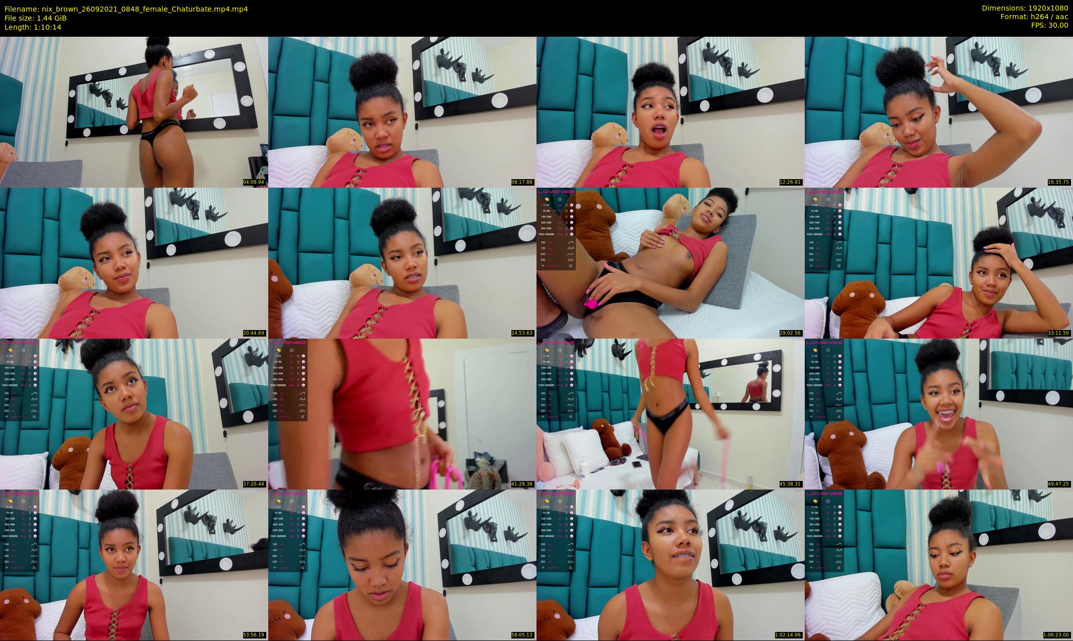 nix_brown — 71 minute Chaturbate female cam show recording, 1080p, Sep 26, 2021