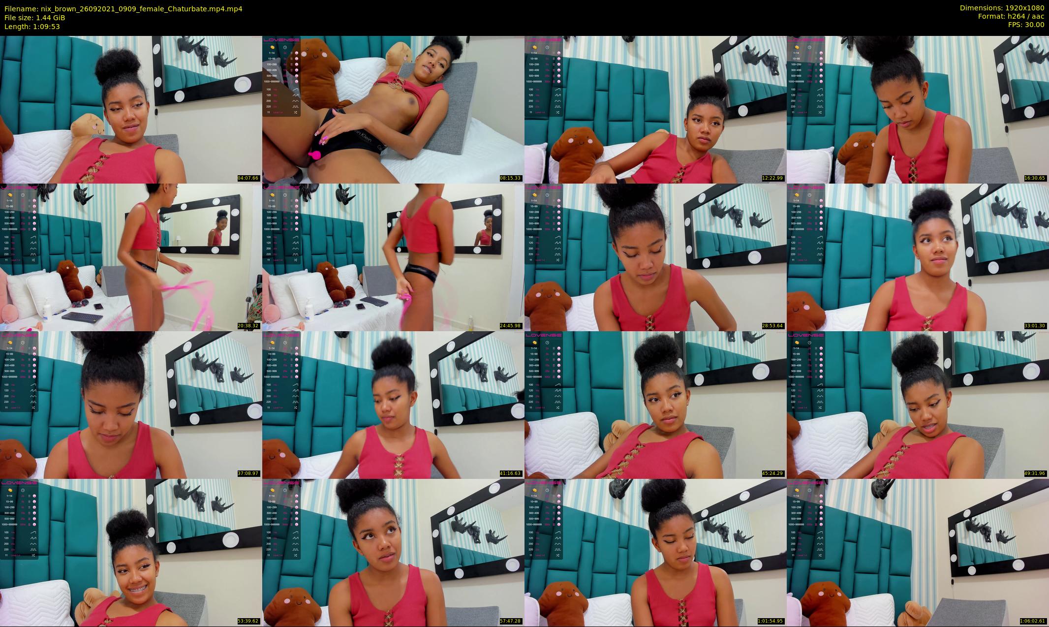 nix_brown — 70 minute Chaturbate female cam show recording, 1080p, Sep 26, 2021