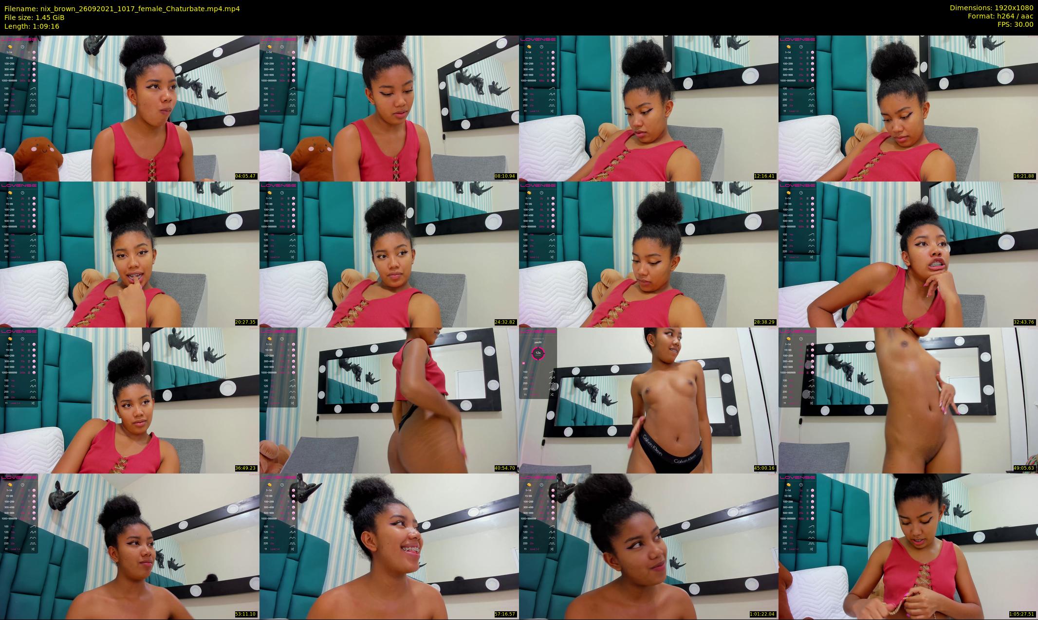 nix_brown — 70 minute Chaturbate female cam show recording, 1080p, Sep 26, 2021