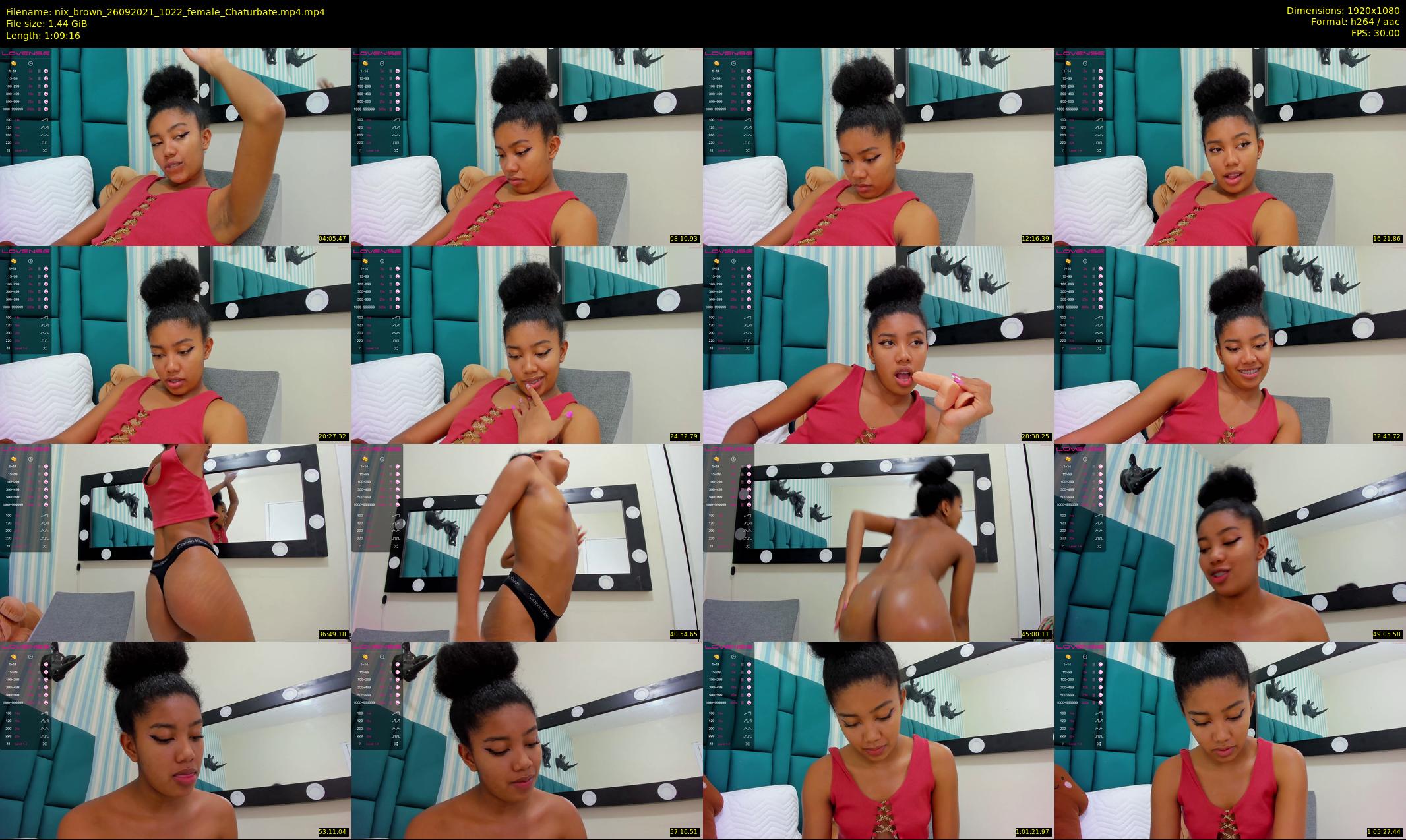 nix_brown — 70 minute Chaturbate female cam show recording, 1080p, Sep 26, 2021