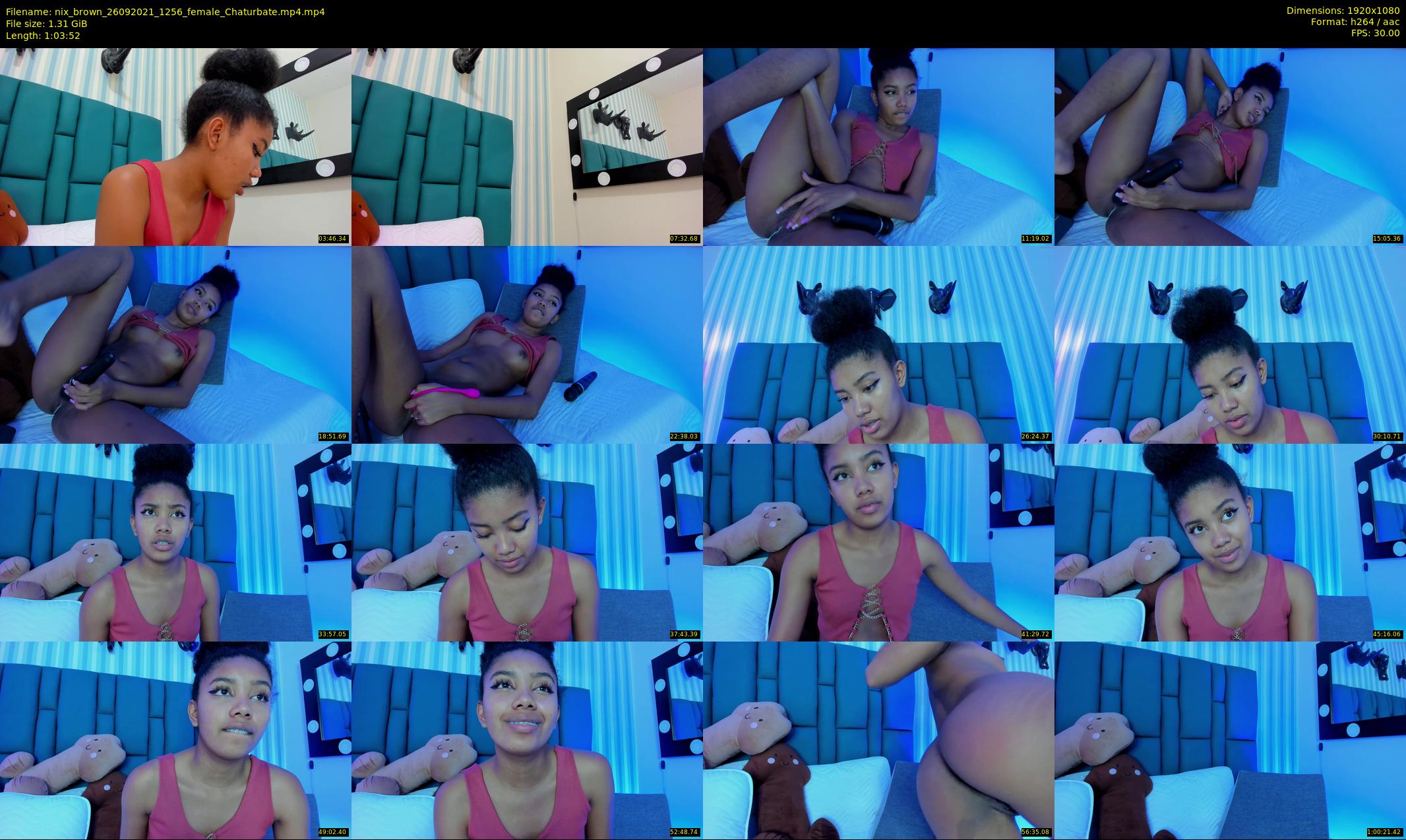 nix_brown — 64 minute Chaturbate female cam show recording, 1080p, Sep 26, 2021