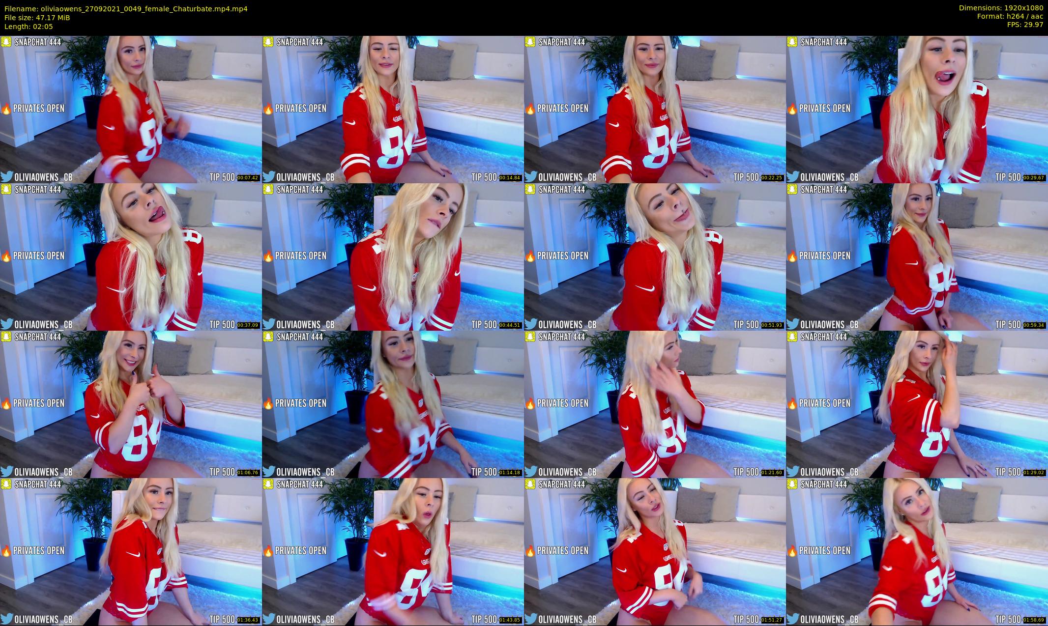 oliviaowens — 3 minute Chaturbate female cam show recording, 1080p, Sep 27, 2021
