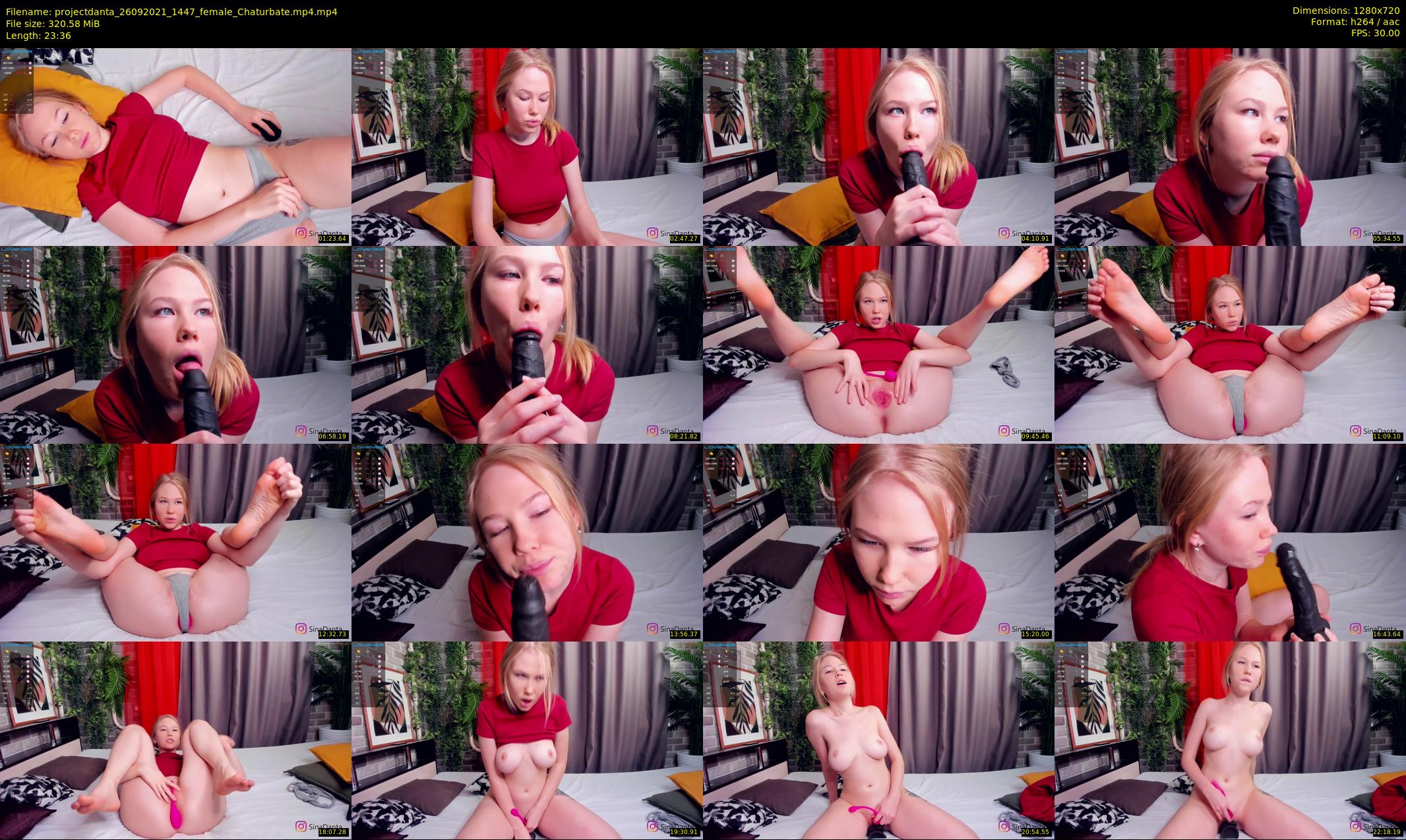 projectdanta — 24 minute Chaturbate female cam show recording, 720p, Sep 26, 2021
