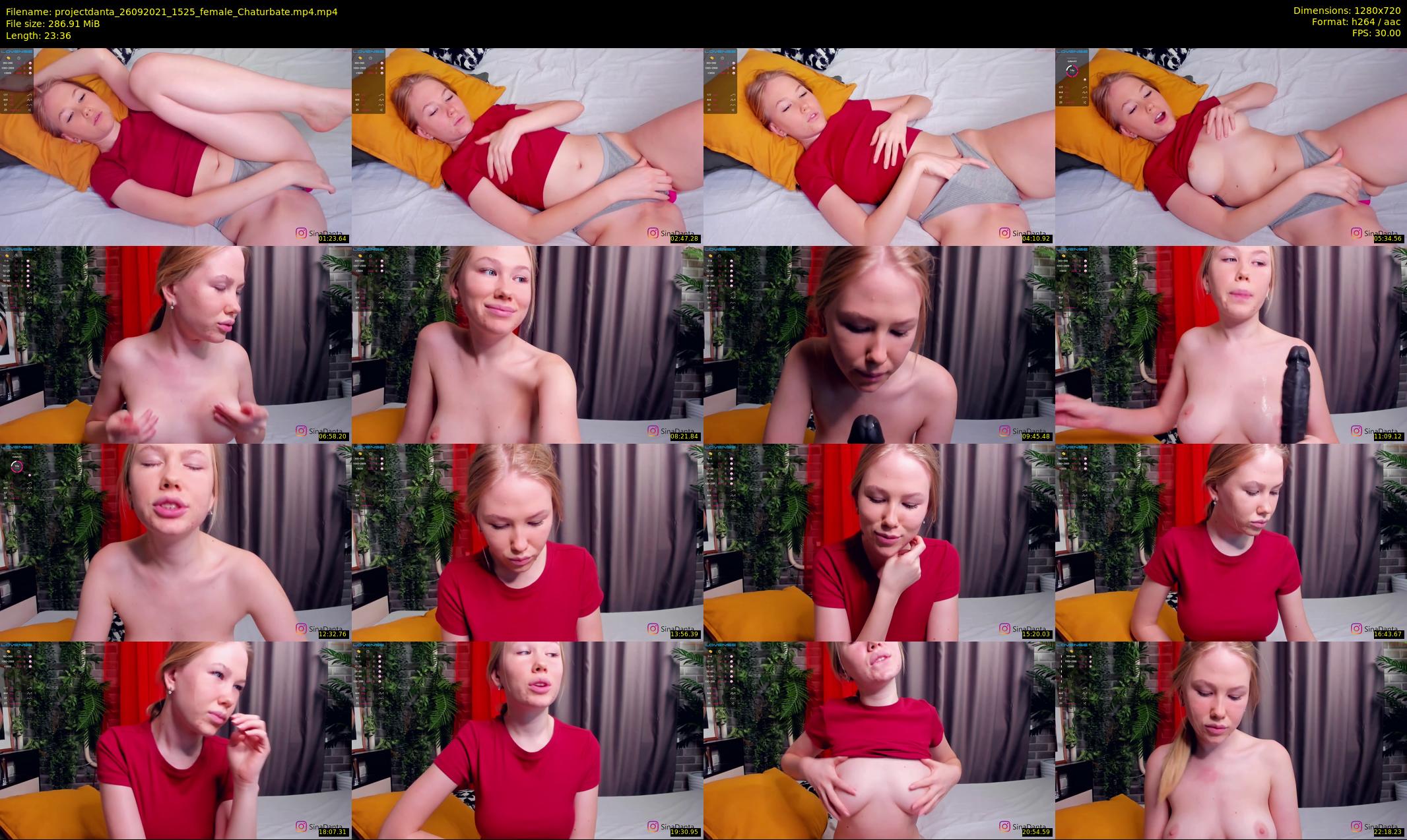 projectdanta — 24 minute Chaturbate female cam show recording, 720p, Sep 26, 2021