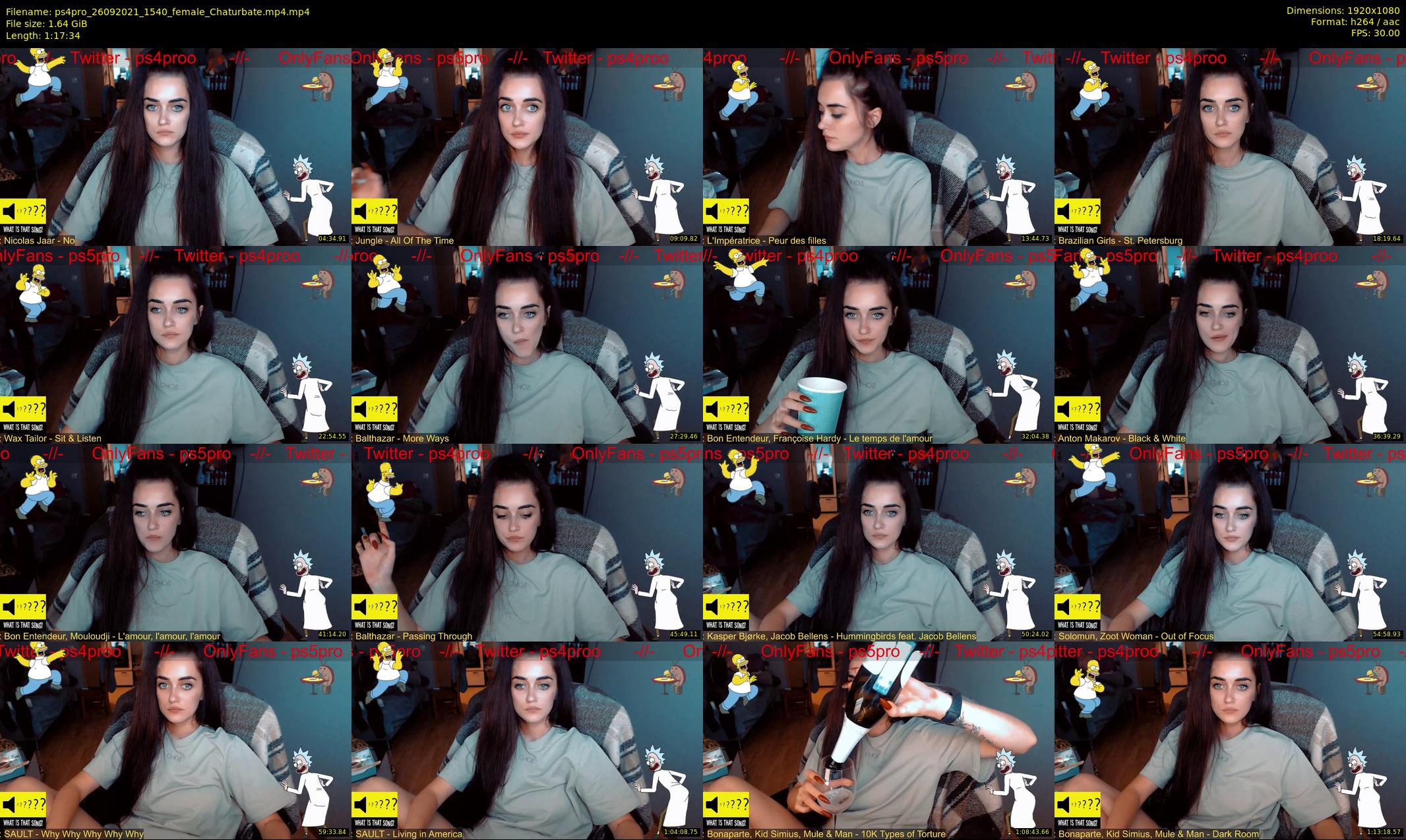 ps4pro — 78 minute Chaturbate female cam show recording, 1080p, Sep 26, 2021