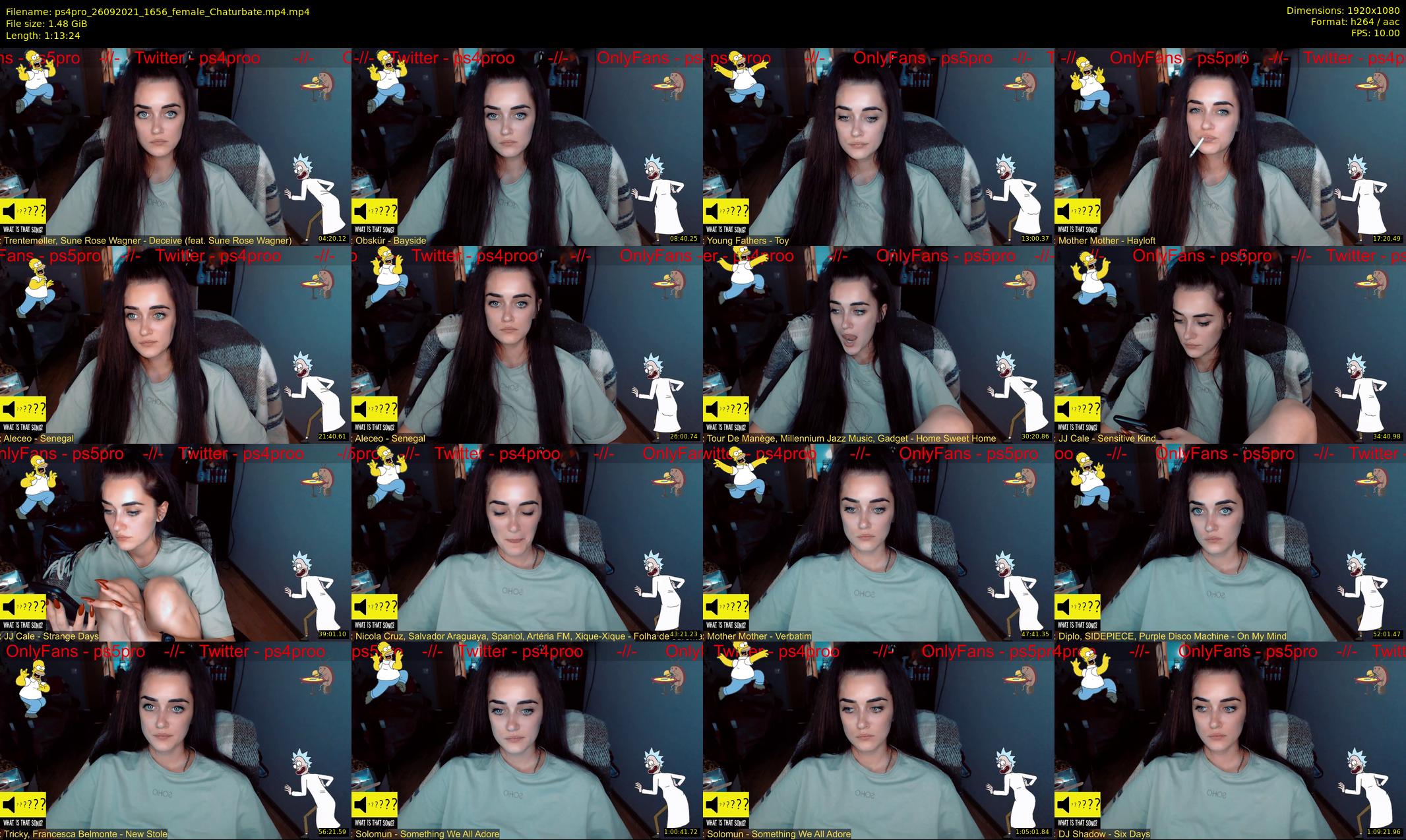 ps4pro — 74 minute Chaturbate female cam show recording, 1080p, Sep 26, 2021