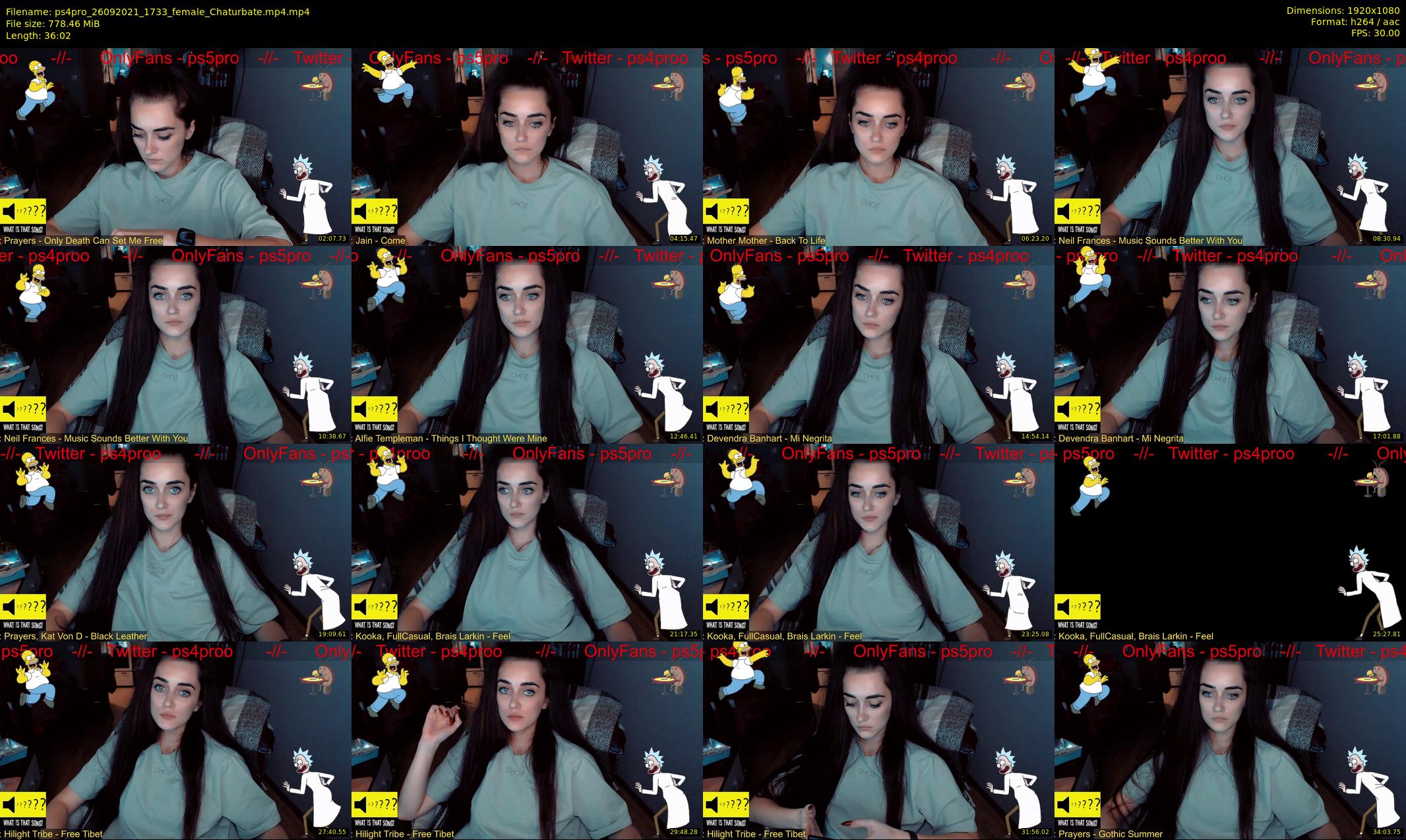 ps4pro — 37 minute Chaturbate female cam show recording, 1080p, Sep 26, 2021