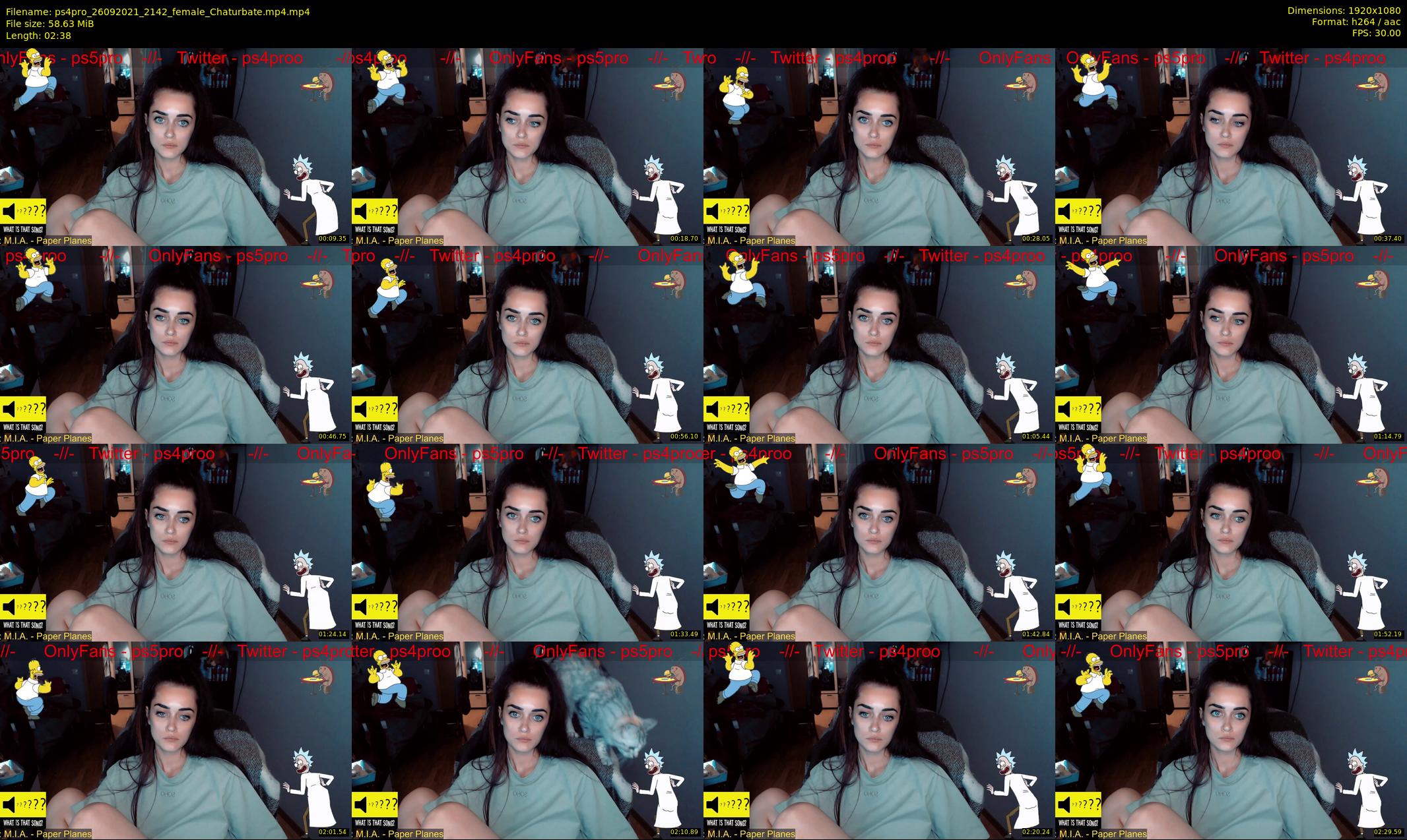 ps4pro — 3 minute Chaturbate female cam show recording, 1080p, Sep 26, 2021