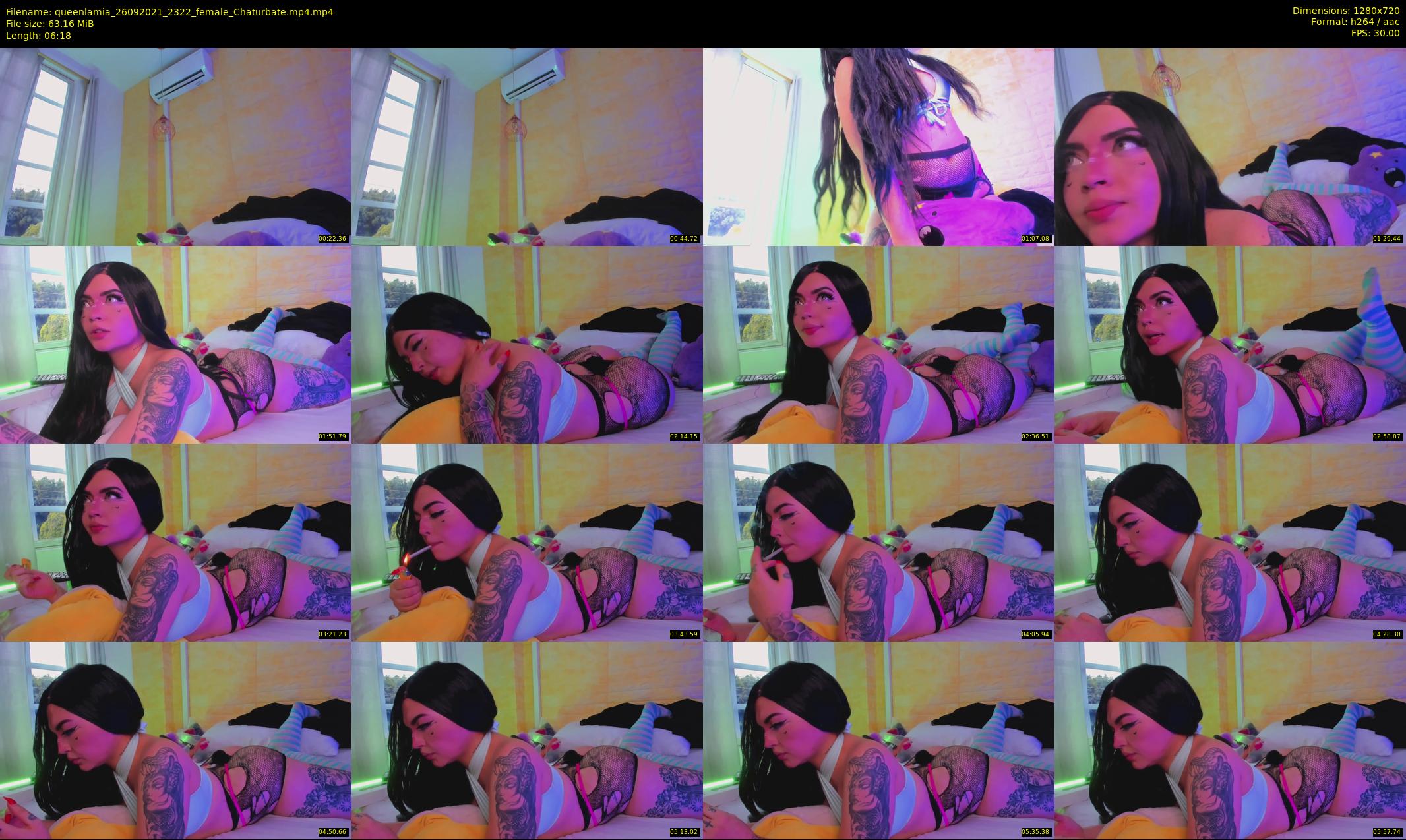 queenlamia — 7 minute Chaturbate female cam show recording, 720p, Sep 26, 2021