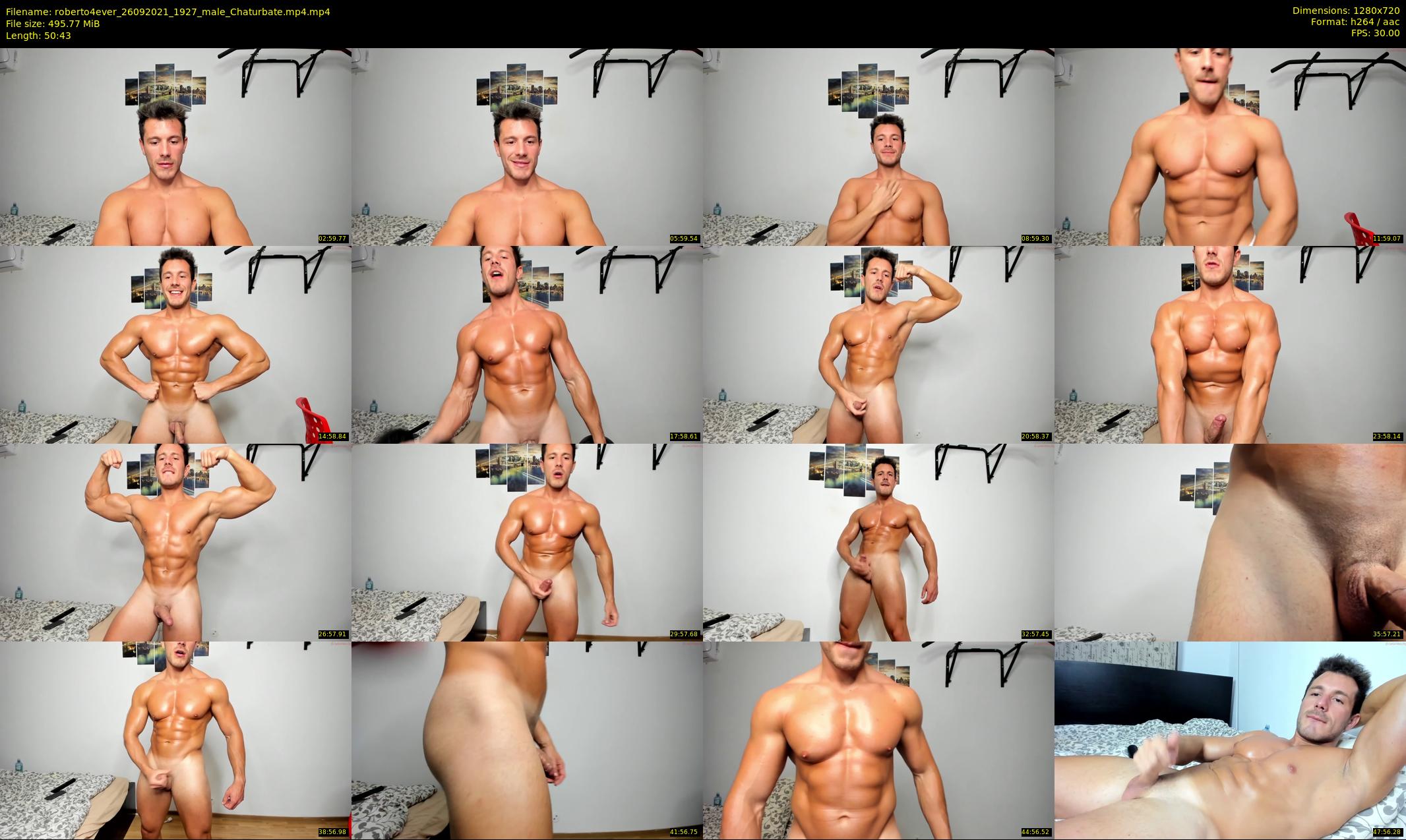 roberto4ever — 51 minute Chaturbate male cam show recording, 720p, Sep 26, 2021