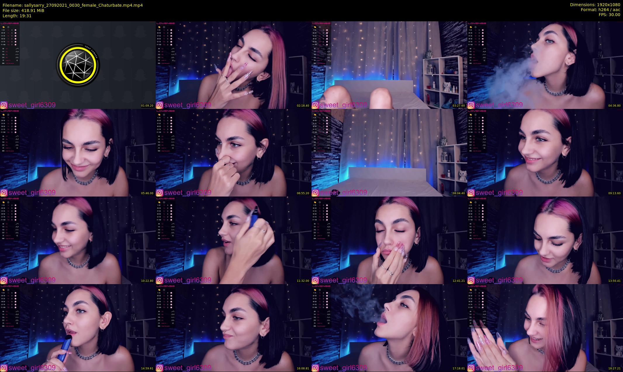 sallysarry — 20 minute Chaturbate couple cam show recording, 1080p, Sep 27, 2021