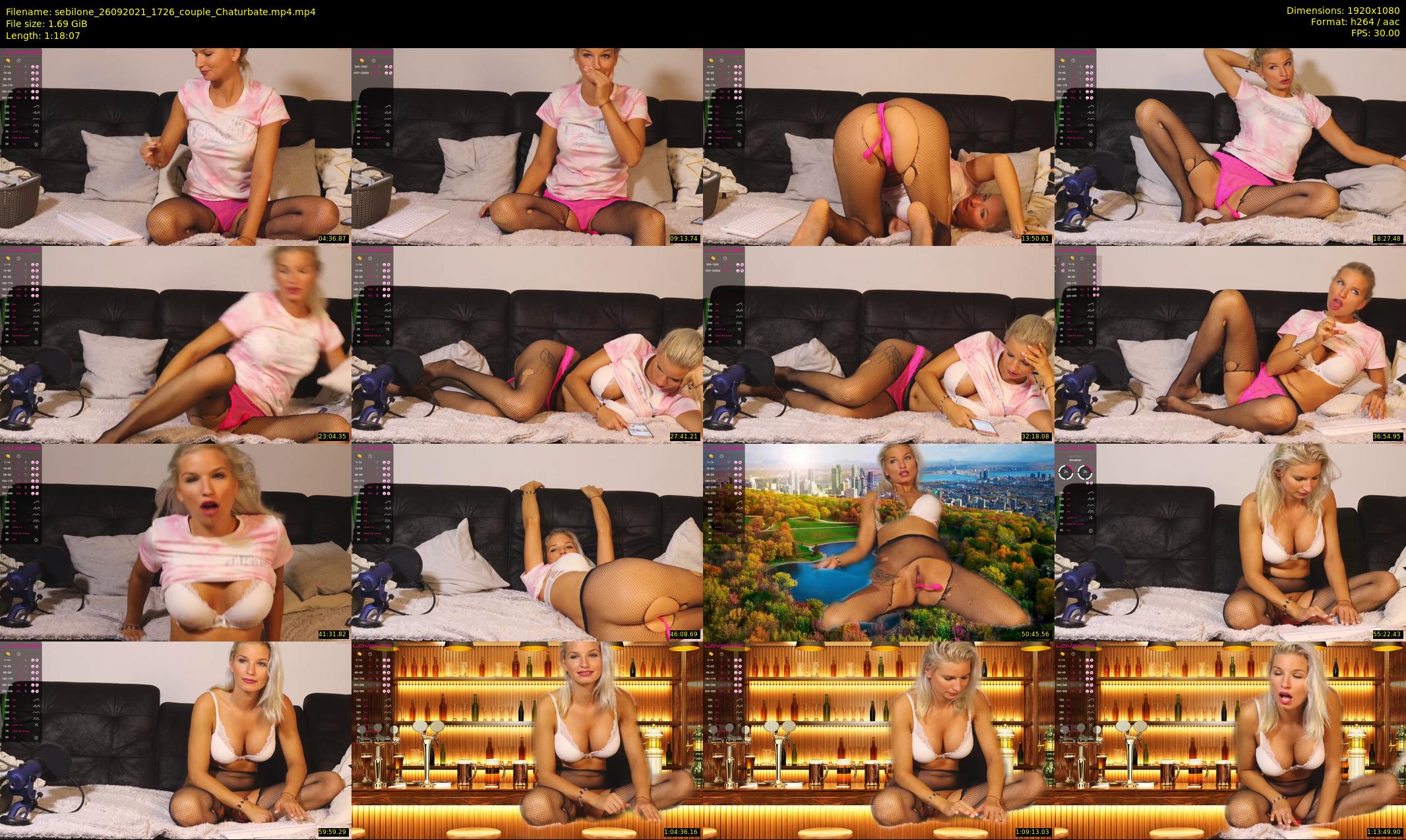 sebilone — 79 minute Chaturbate couple cam show recording, 1080p, Sep 26, 2021