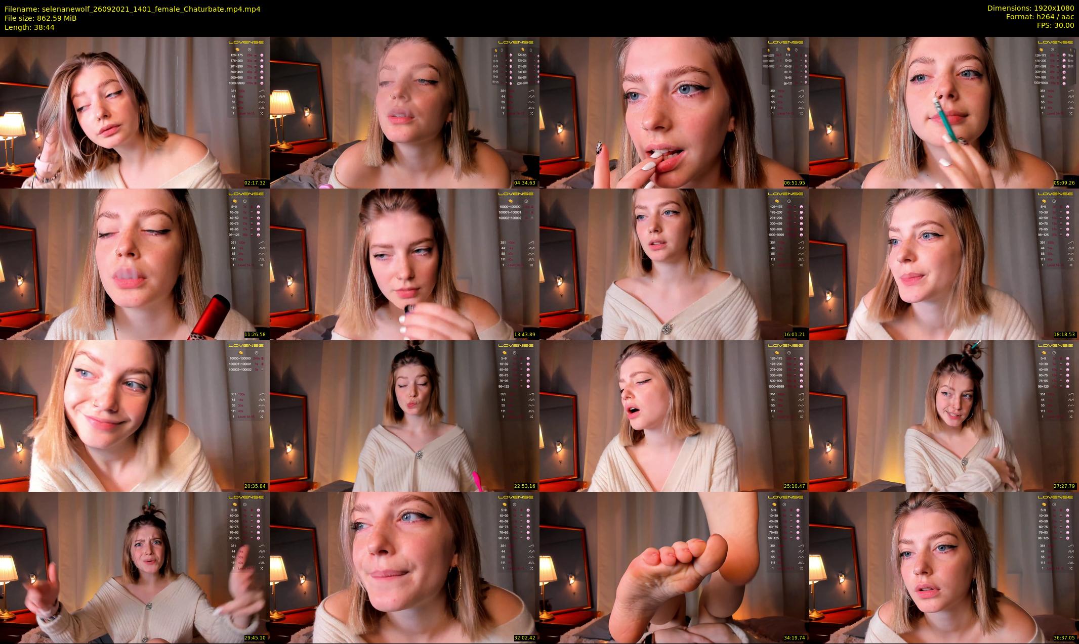 selenanewolf — 39 minute Chaturbate couple cam show recording, 1080p, Sep 26, 2021