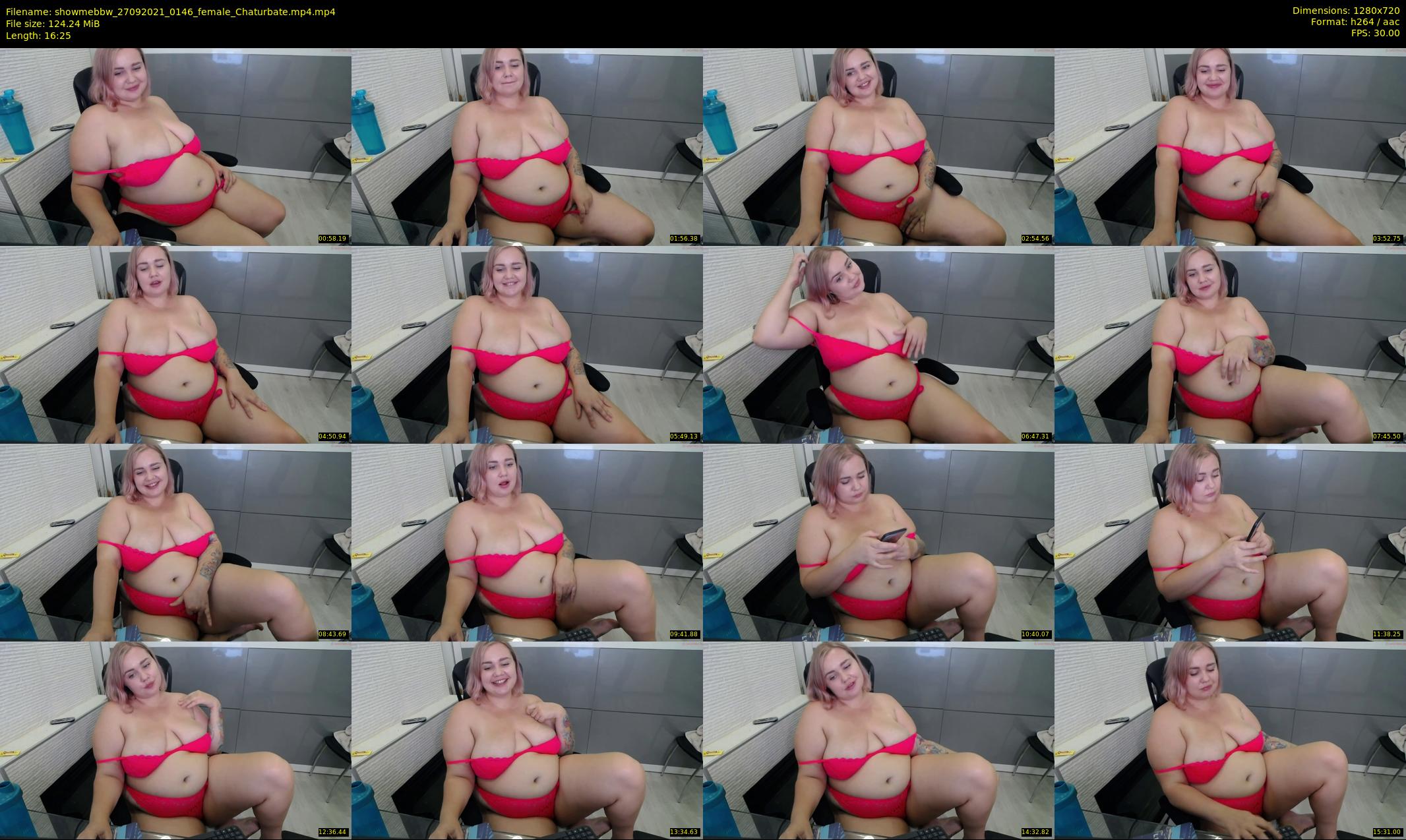 showmebbw — 17 minute Chaturbate female cam show recording, 720p, Sep 27, 2021