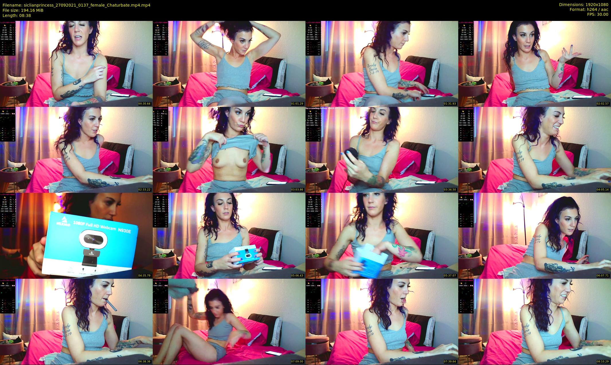 siclianprincess — 9 minute Chaturbate couple cam show recording, 1080p, Sep 27, 2021