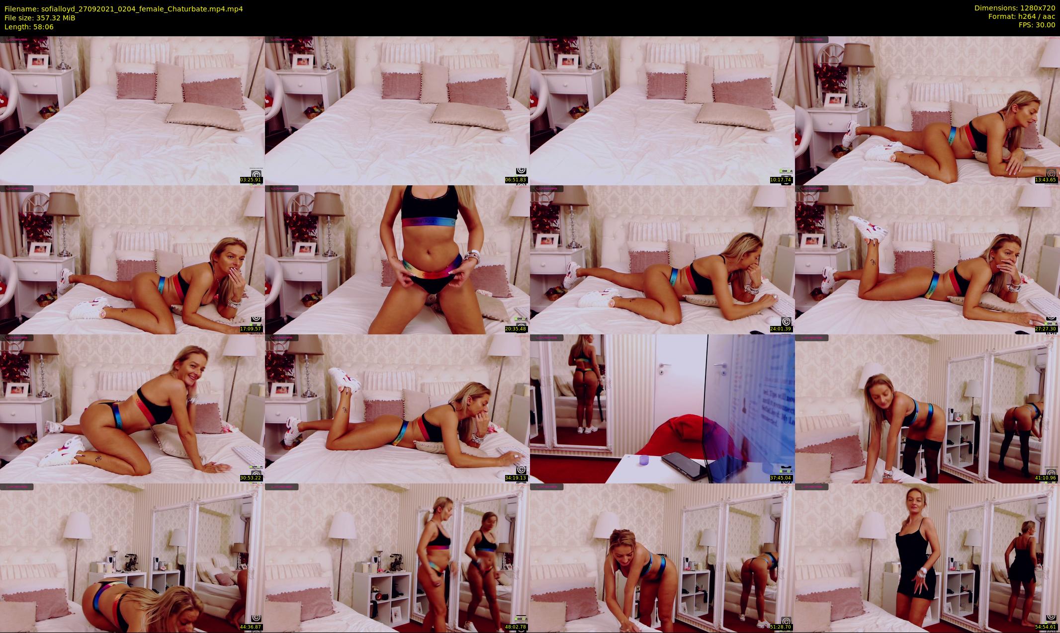 sofialloyd — 59 minute Chaturbate female cam show recording, 720p, Sep 27, 2021