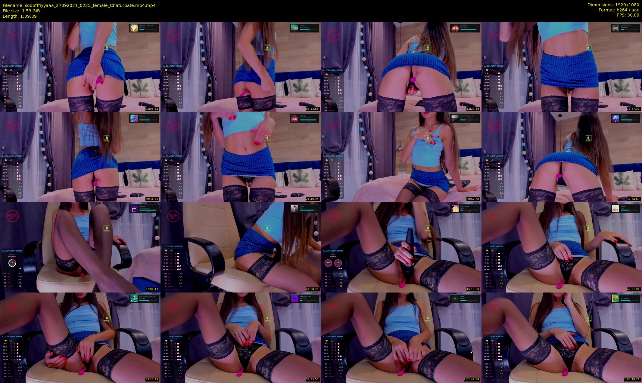 sooofffiyyaaa — 70 minute Chaturbate female cam show recording, 1080p, Sep 27, 2021