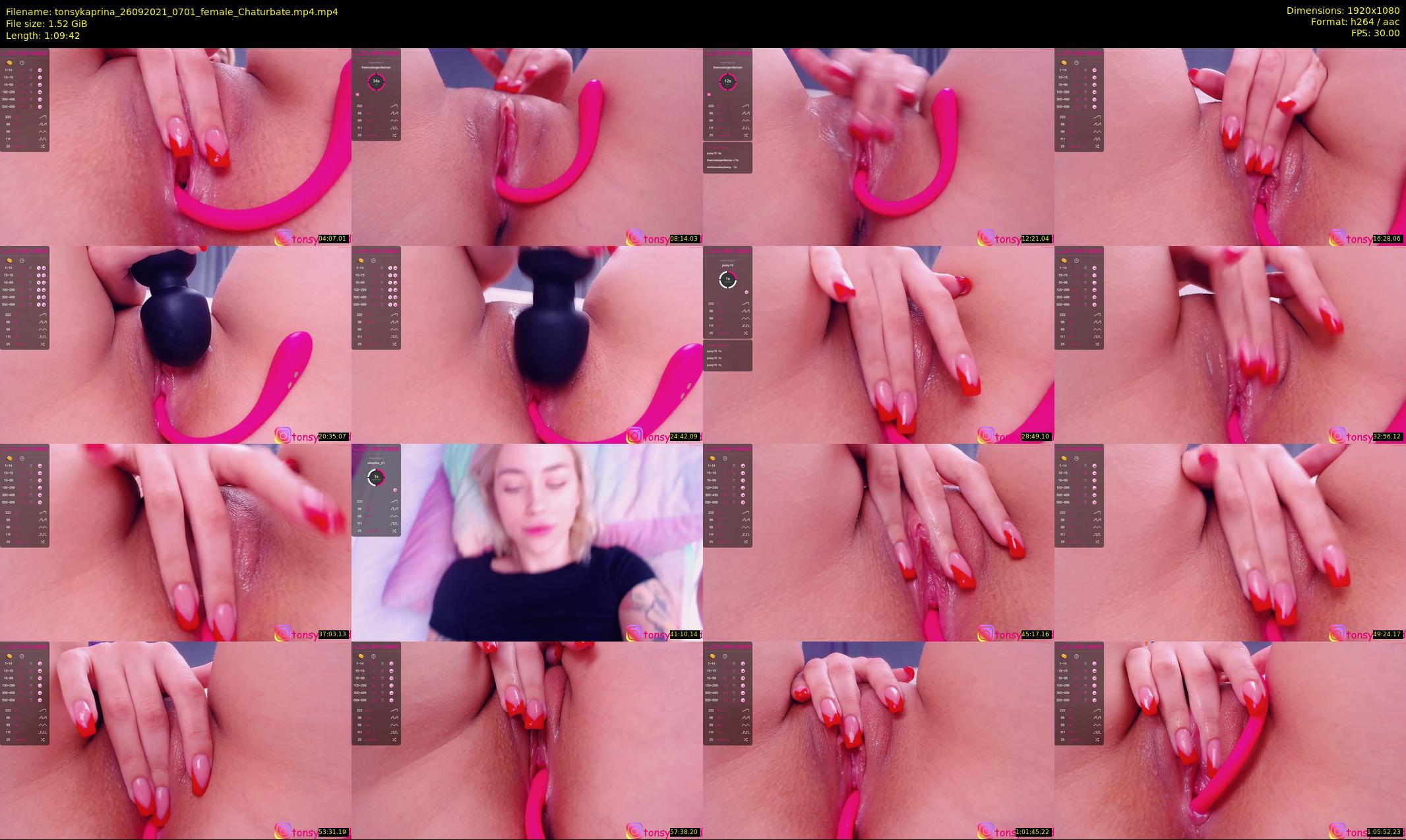 tonsykaprina — 70 minute Chaturbate couple cam show recording, 1080p, Sep 26, 2021