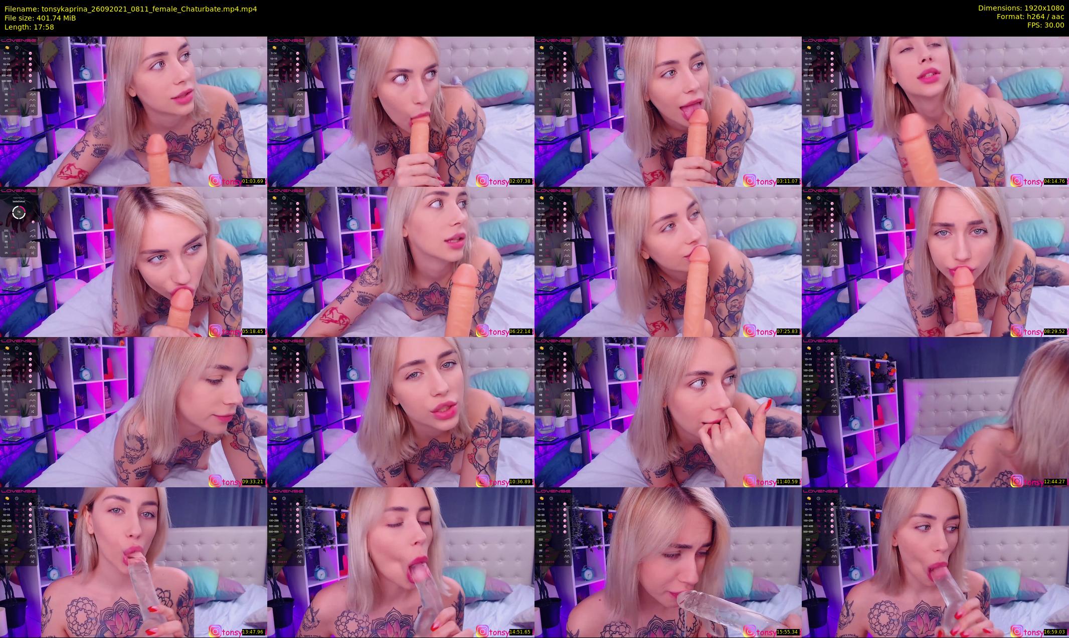 tonsykaprina — 18 minute Chaturbate couple cam show recording, 1080p, Sep 26, 2021