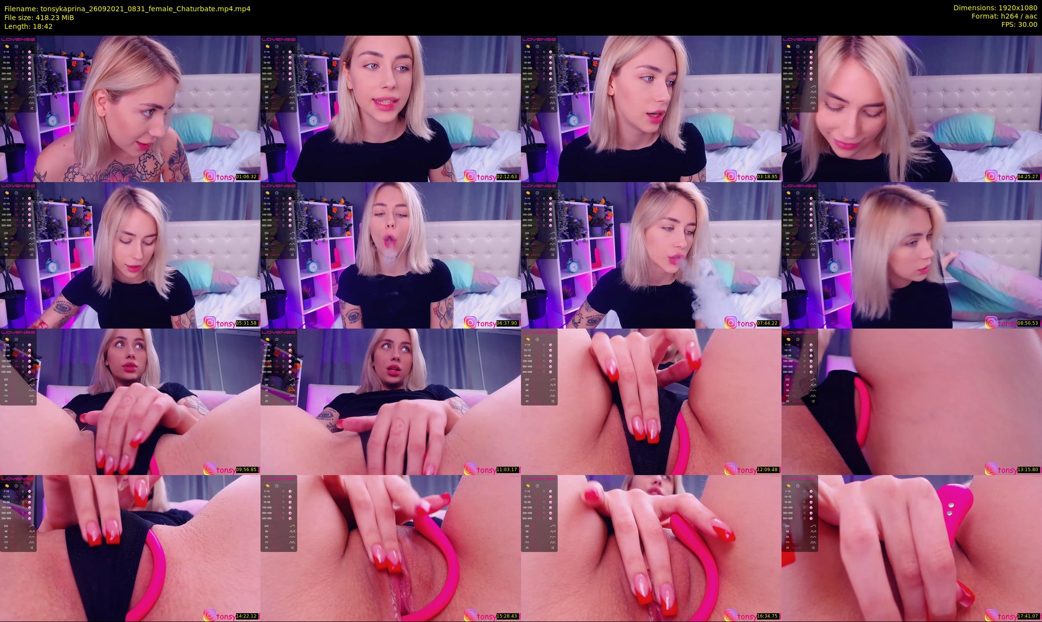 tonsykaprina — 19 minute Chaturbate couple cam show recording, 1080p, Sep 26, 2021