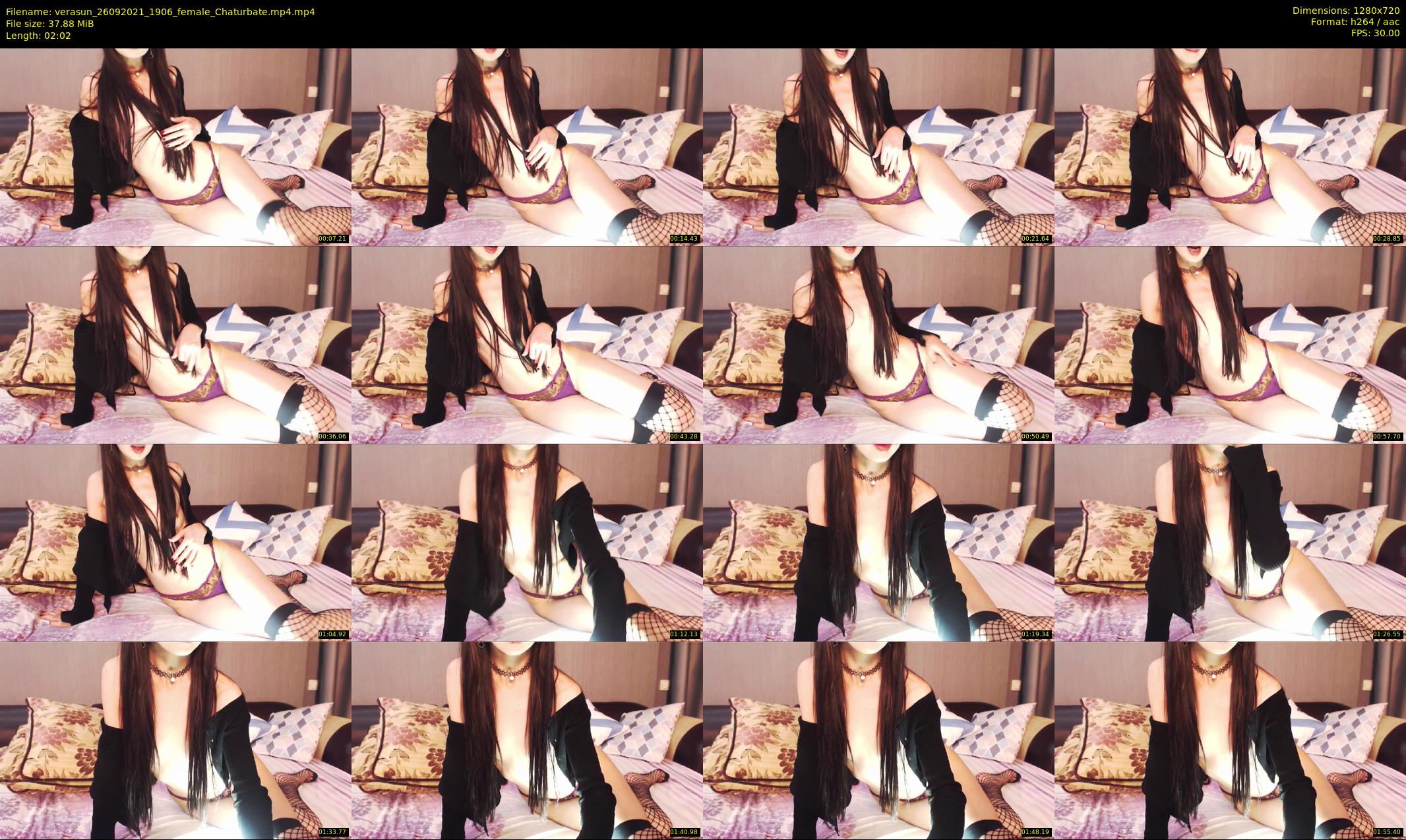 verasun — 3 minute Chaturbate female cam show recording, 720p, Sep 26, 2021