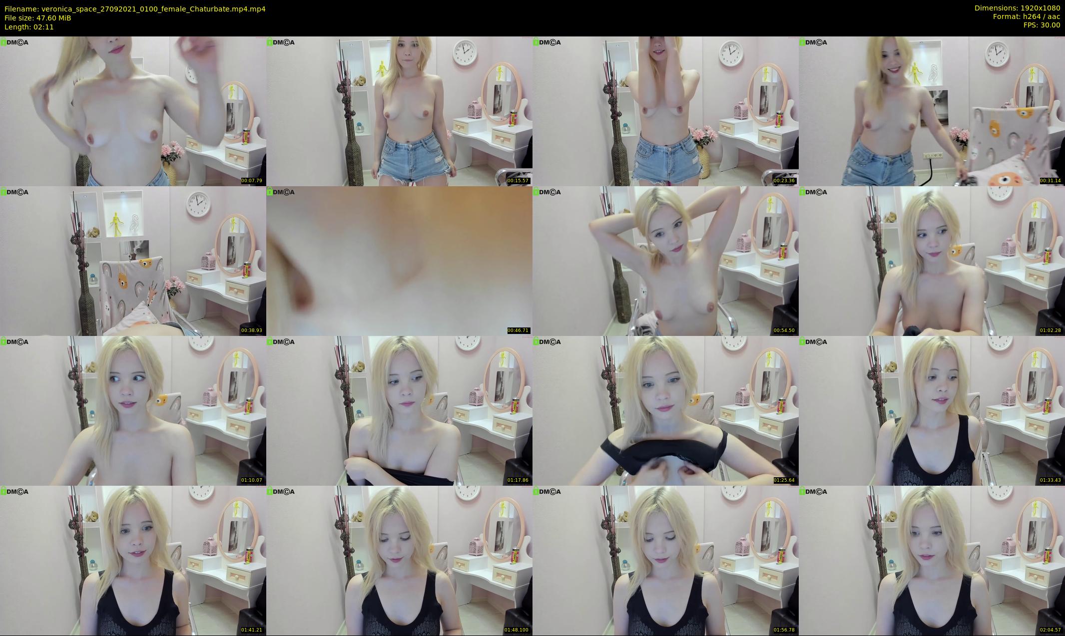 veronica_space — 3 minute Chaturbate female cam show recording, 1080p, Sep 27, 2021