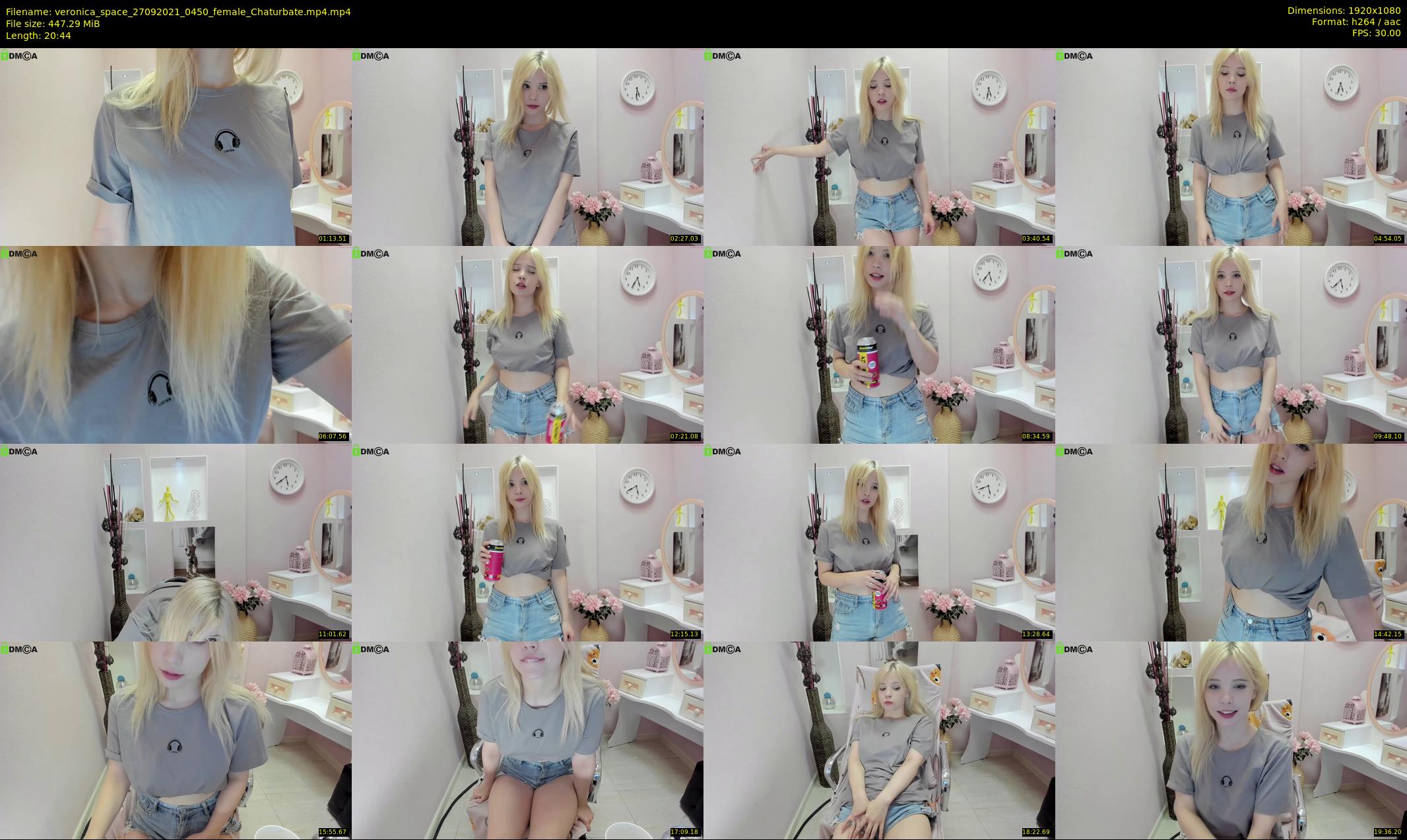 veronica_space — 21 minute Chaturbate female cam show recording, 1080p, Sep 27, 2021
