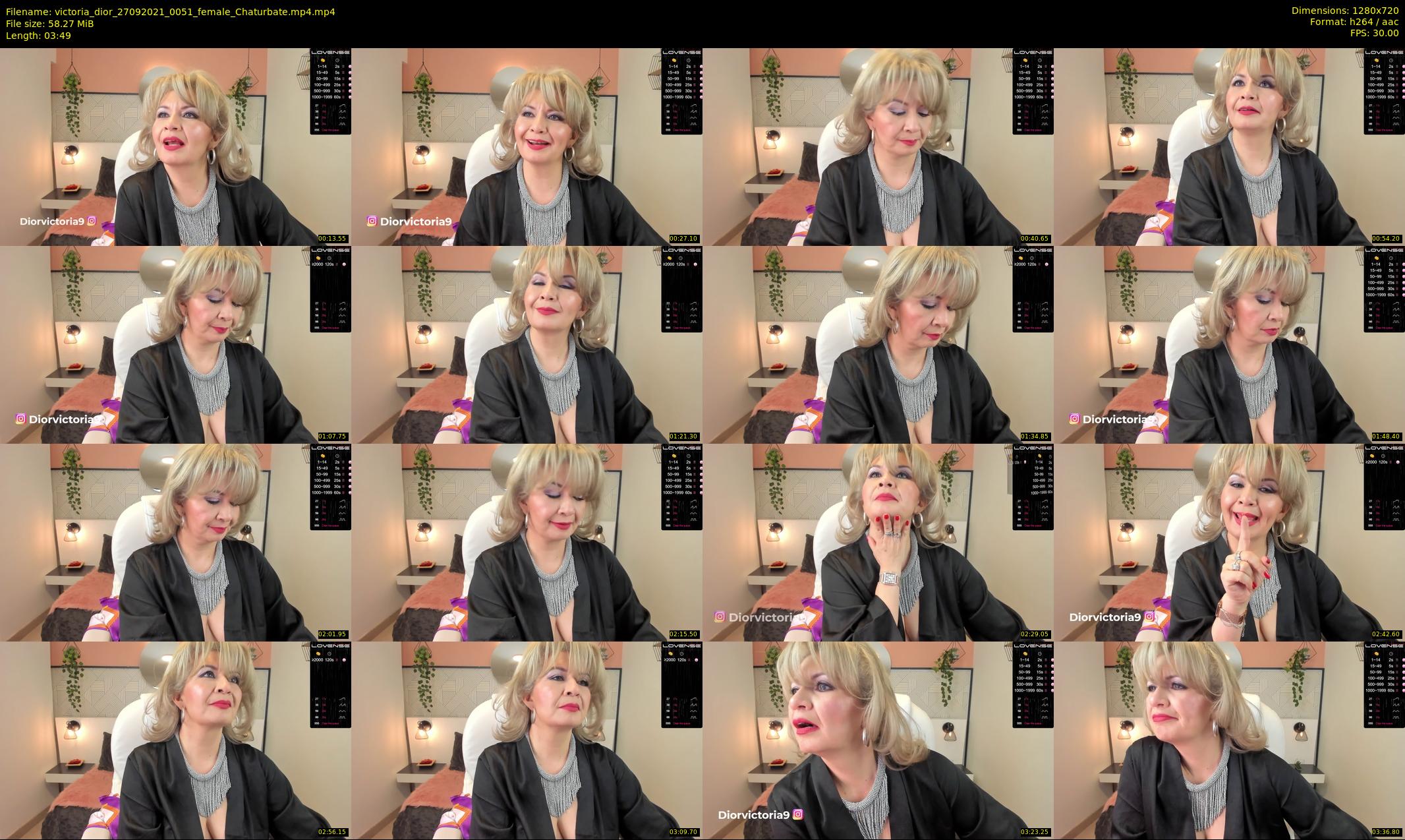 victoria_dior — 4 minute Chaturbate female cam show recording, 720p, Sep 27, 2021