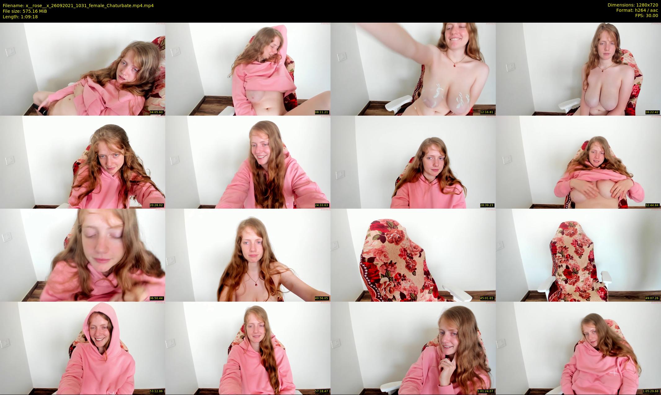 x__rose__x — 70 minute Chaturbate female cam show recording, 720p, Sep 26, 2021