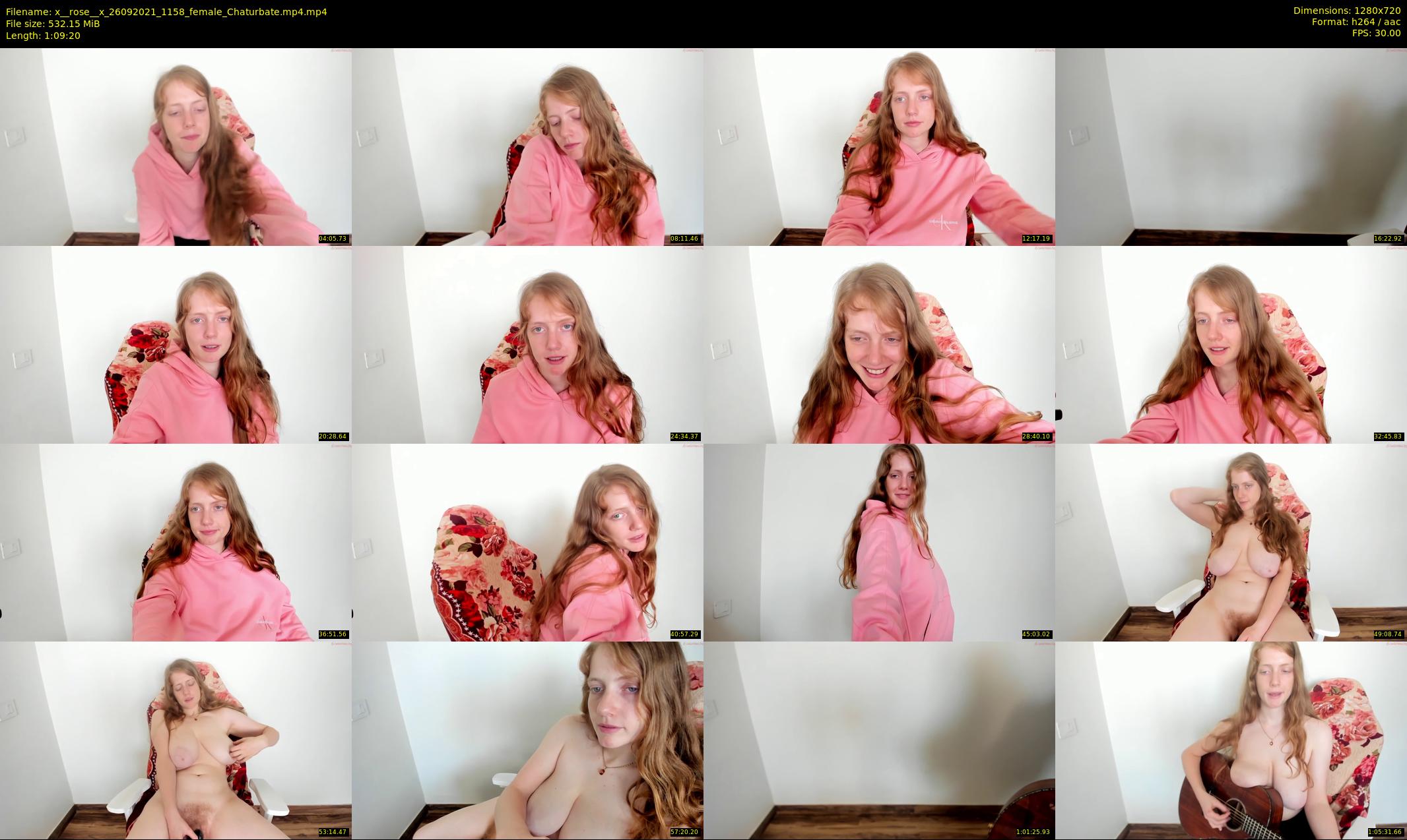 x__rose__x — 70 minute Chaturbate female cam show recording, 720p, Sep 26, 2021