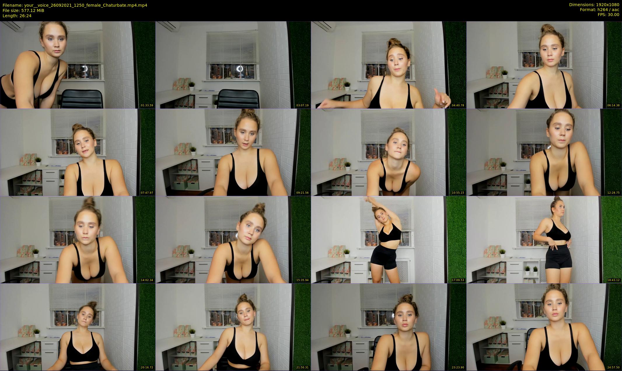 your__voice — 27 minute Chaturbate female cam show recording, 1080p, Sep 26, 2021