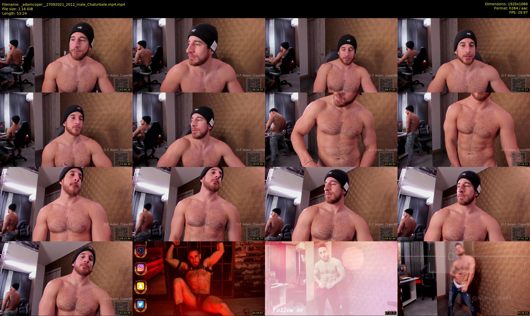 _adamcoper_ — 54 minute Chaturbate male cam show recording, 1080p, Sep 27, 2021